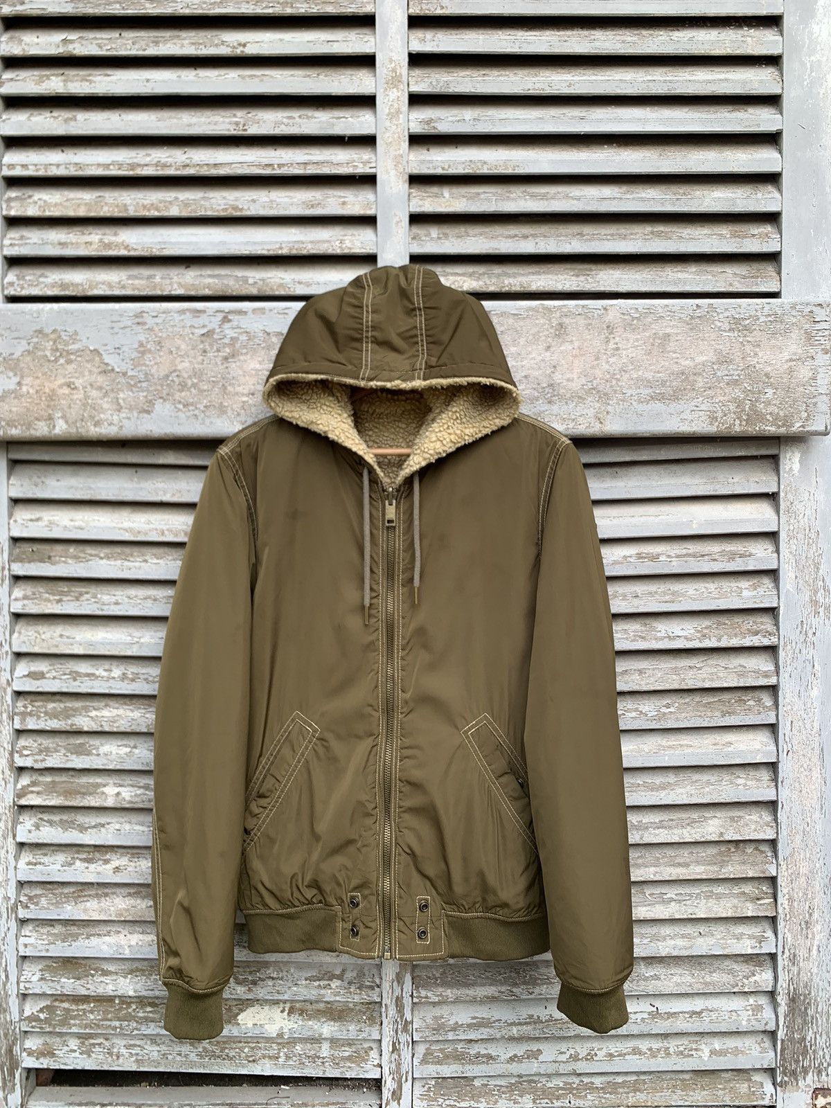Diesel 🥷DIESEL X TEFLON REVERSIBLE FLEECE X NYLON JACKET Size US M / EU 48-50 / 2 - 9 Thumbnail