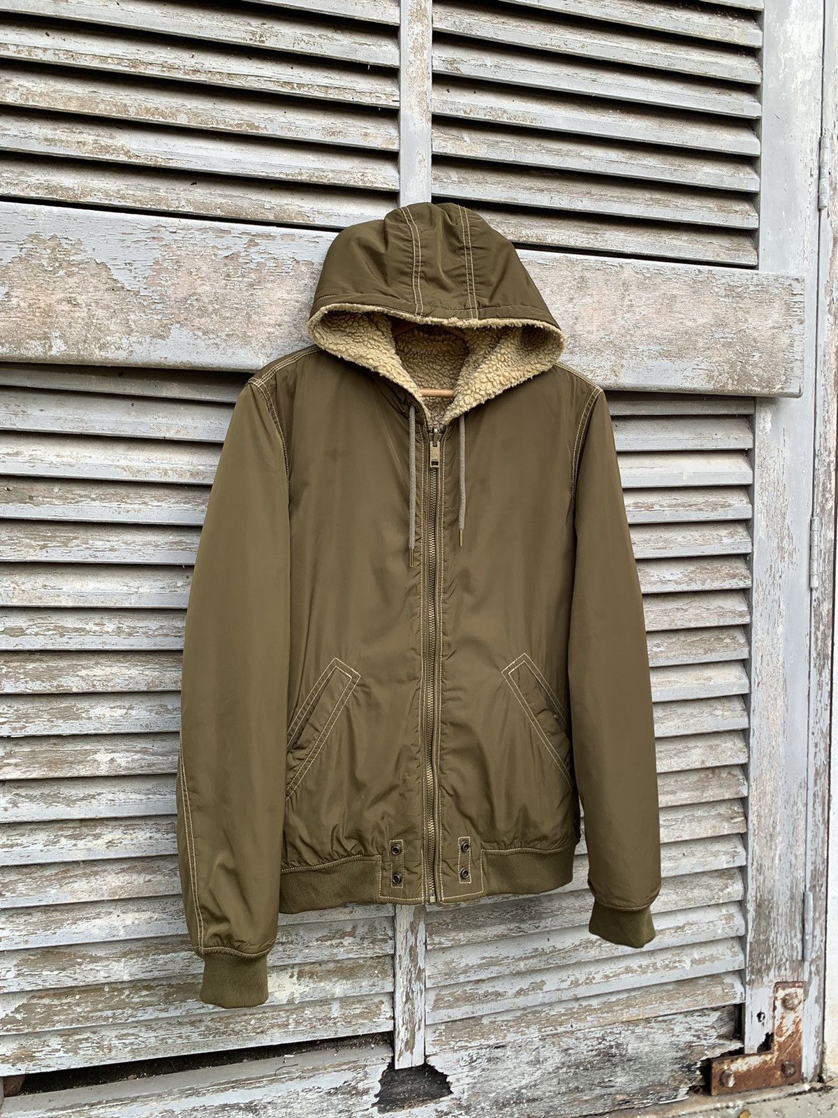 Diesel 🥷DIESEL X TEFLON REVERSIBLE FLEECE X NYLON JACKET Size US M / EU 48-50 / 2 - 3 Thumbnail