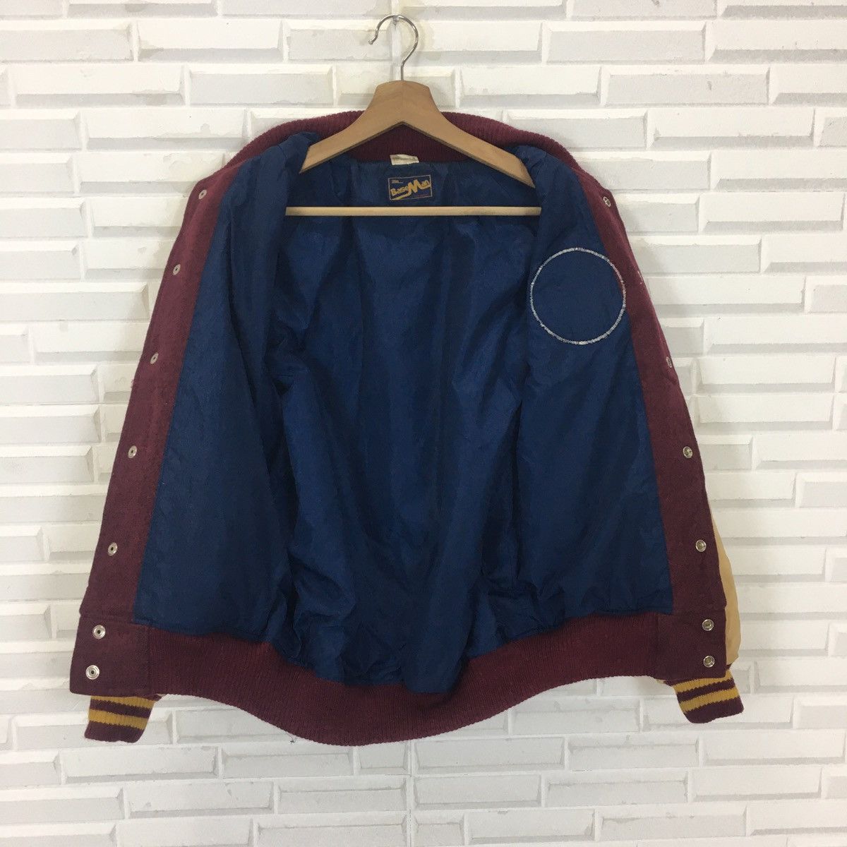 Japanese Brand Japanese Leather Sleeve Varsity Size US M / EU 48-50 / 2 - 10 Thumbnail