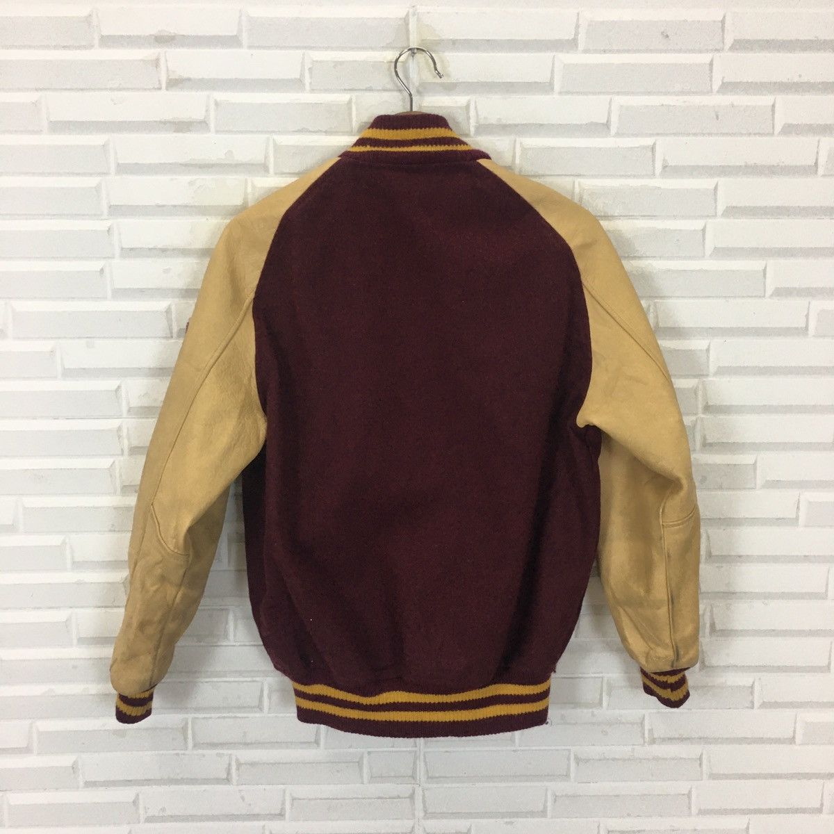 Japanese Brand Japanese Leather Sleeve Varsity Size US M / EU 48-50 / 2 - 7 Thumbnail