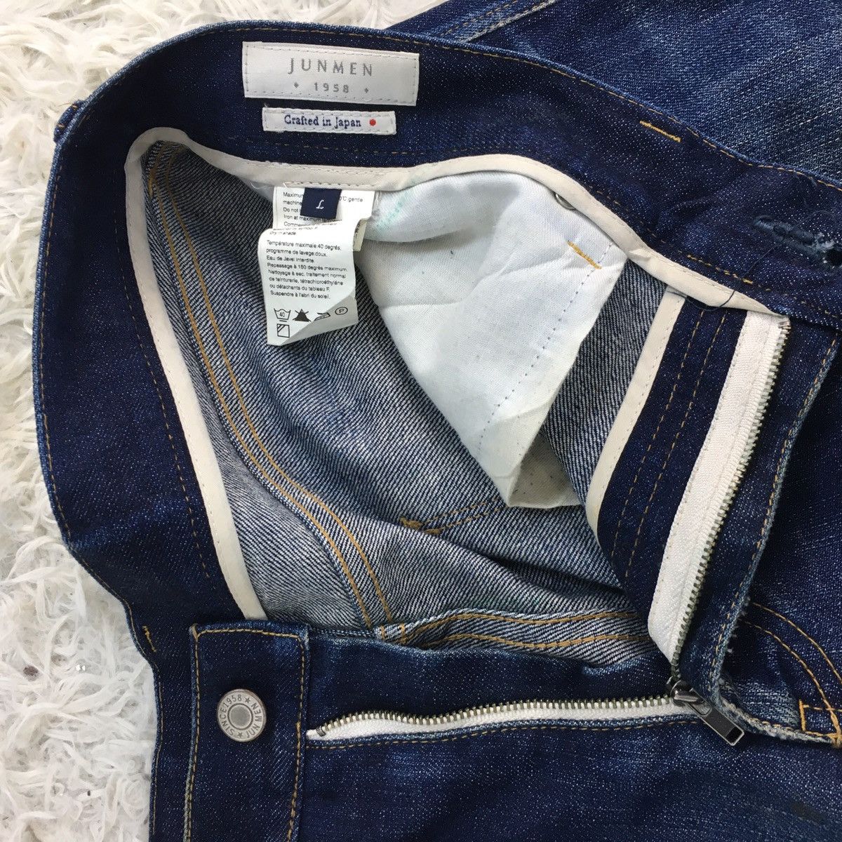 Denime JAPANESE JUN MEN SLIM FIT DENIM Size US 34 / EU 50 - 9 Thumbnail