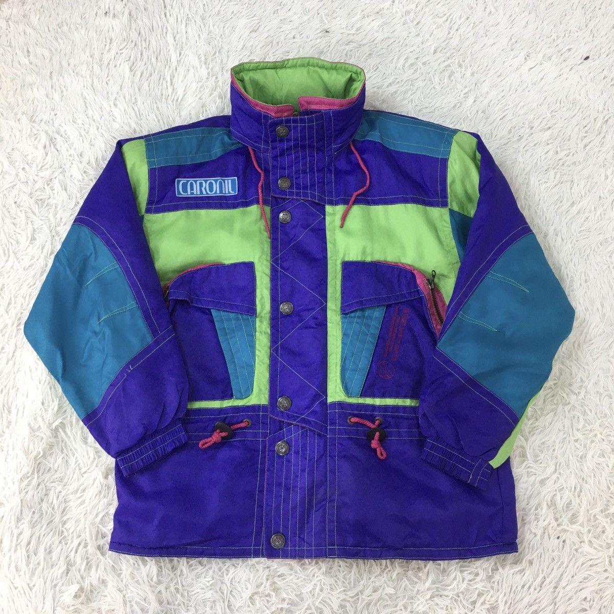 Other Caronil Colour Block Winter Jacket Size US L / EU 52-54 / 3 - 6 Thumbnail