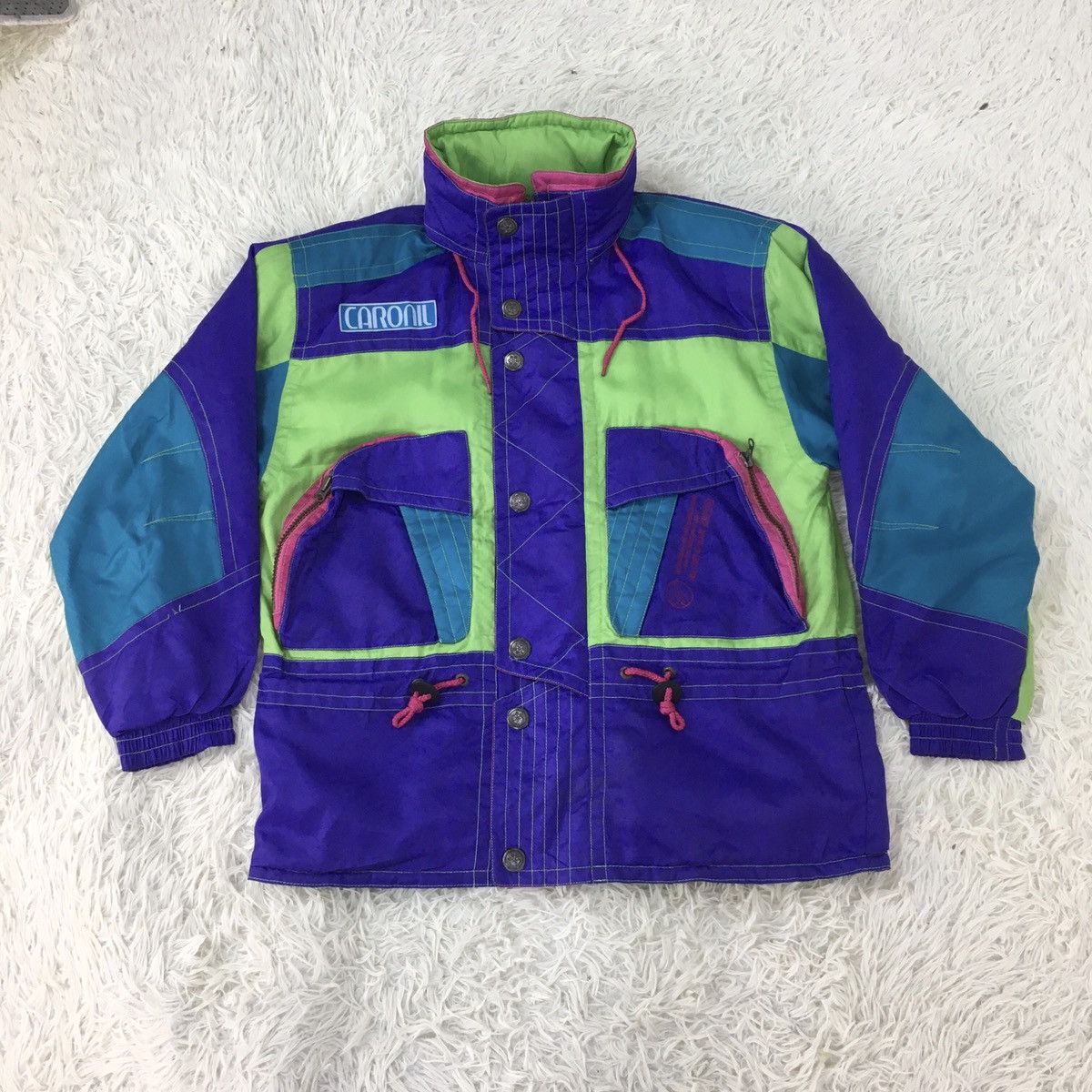 Other Caronil Colour Block Winter Jacket Size US L / EU 52-54 / 3 - 2 Thumbnail