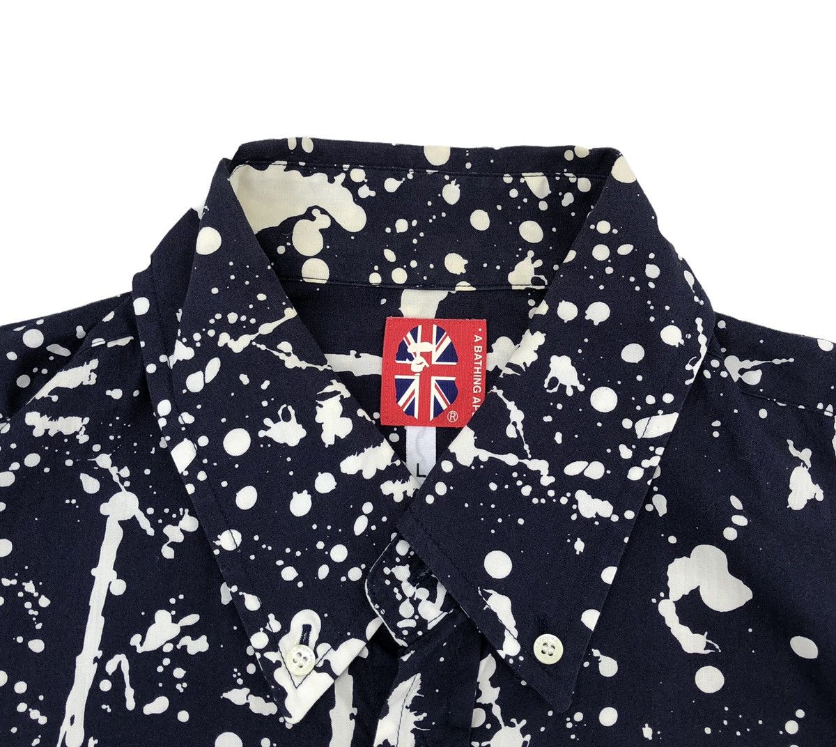 Bape OG Bape Splatter Short Sleeve Shirt Size US L / EU 52-54 / 3 - 6 Thumbnail