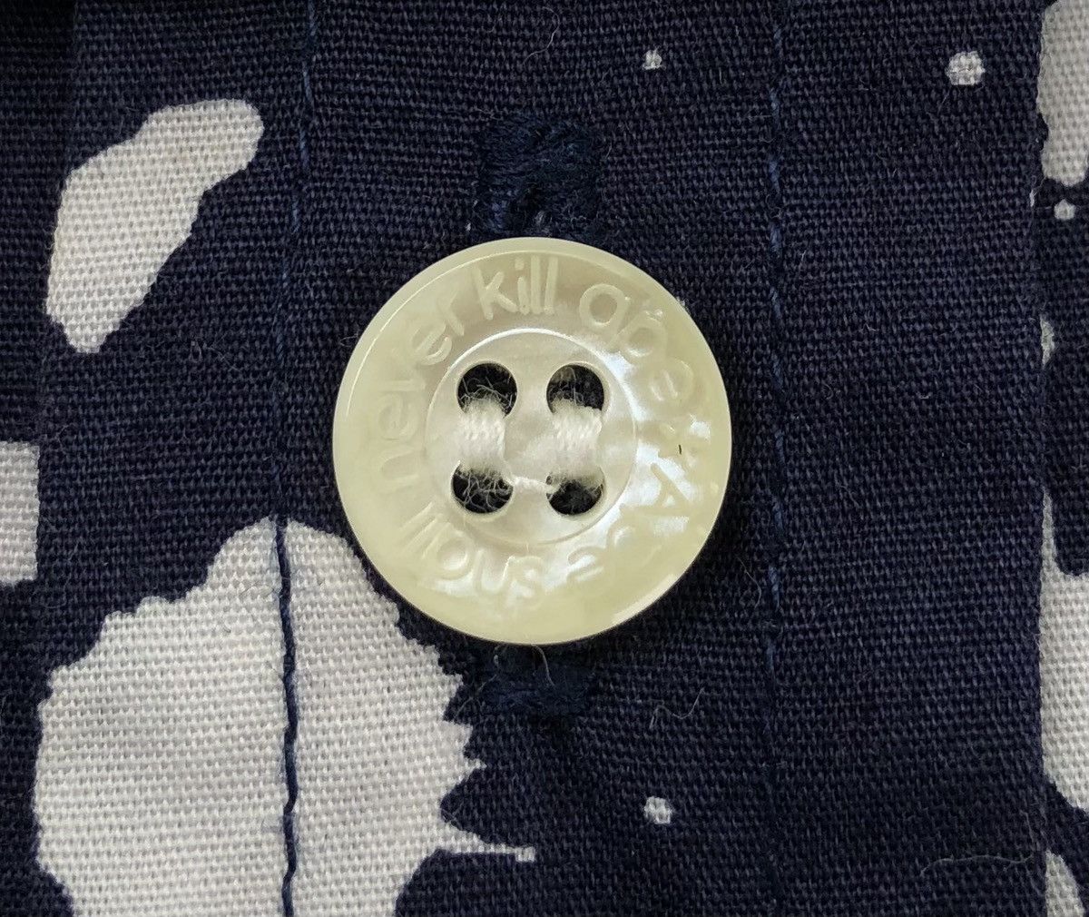 Bape OG Bape Splatter Short Sleeve Shirt Size US L / EU 52-54 / 3 - 9 Thumbnail