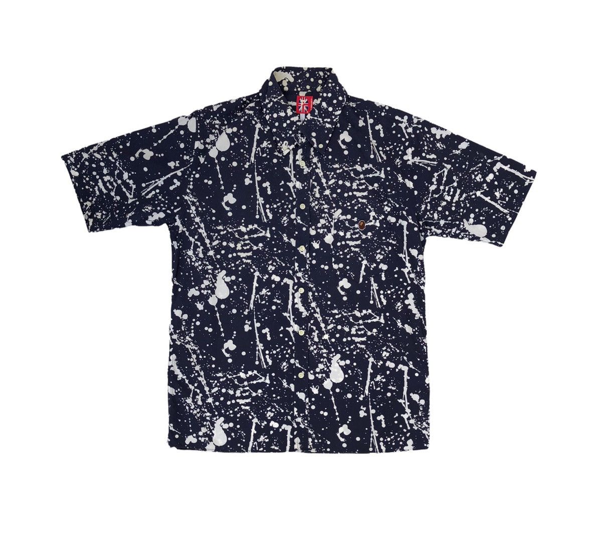 Bape OG Bape Splatter Short Sleeve Shirt Size US L / EU 52-54 / 3 - 3 Thumbnail