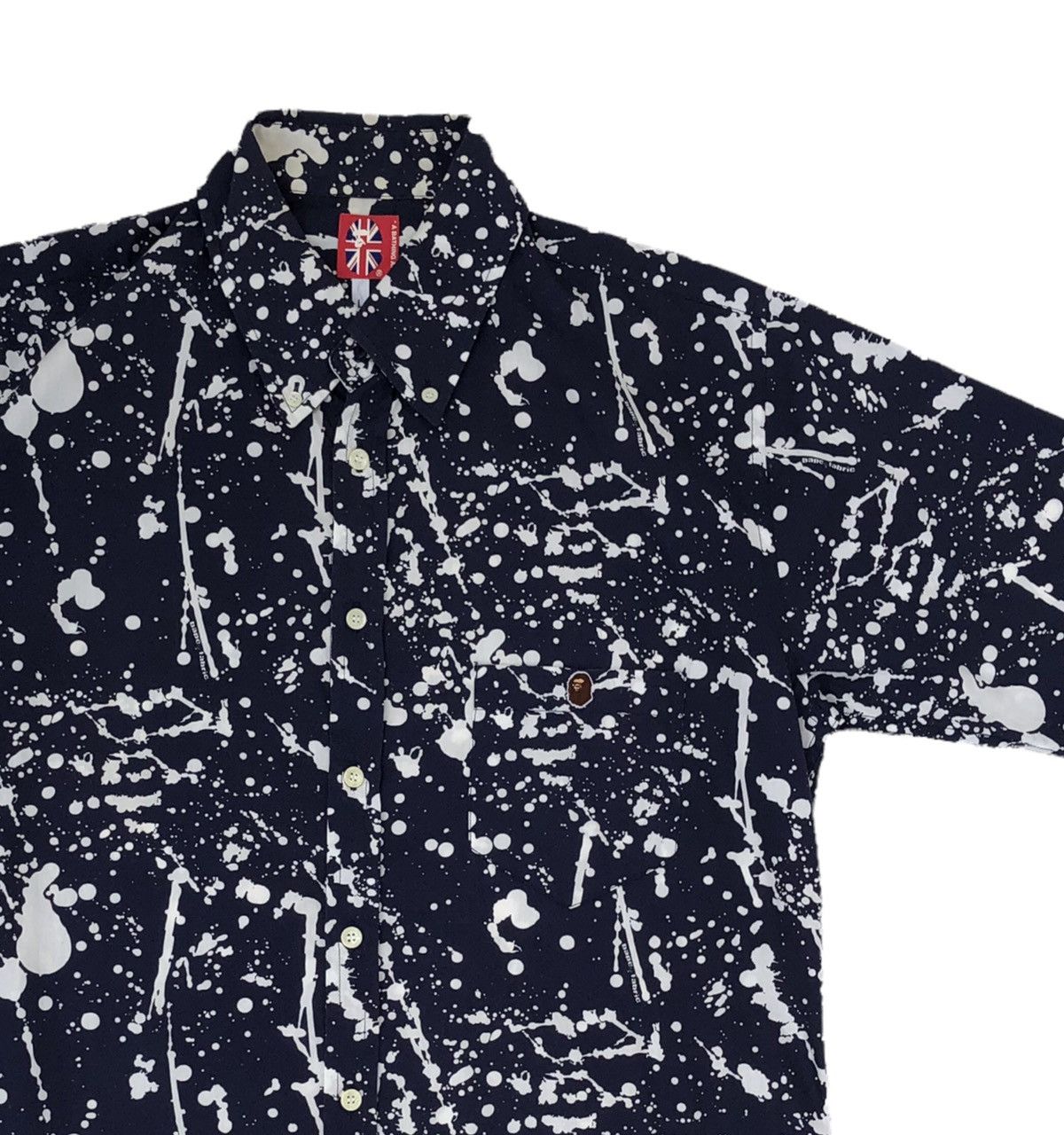Bape OG Bape Splatter Short Sleeve Shirt Size US L / EU 52-54 / 3 - 5 Thumbnail