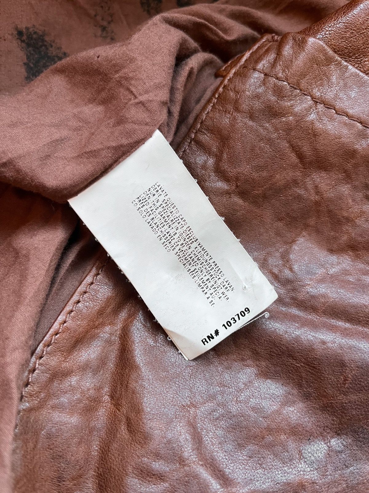 Armani Armani Leather Jacket Size US M / EU 48-50 / 2 - 16 Thumbnail