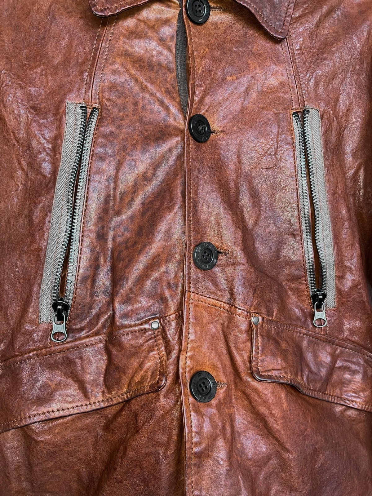 Armani Armani Leather Jacket Size US M / EU 48-50 / 2 - 9 Thumbnail