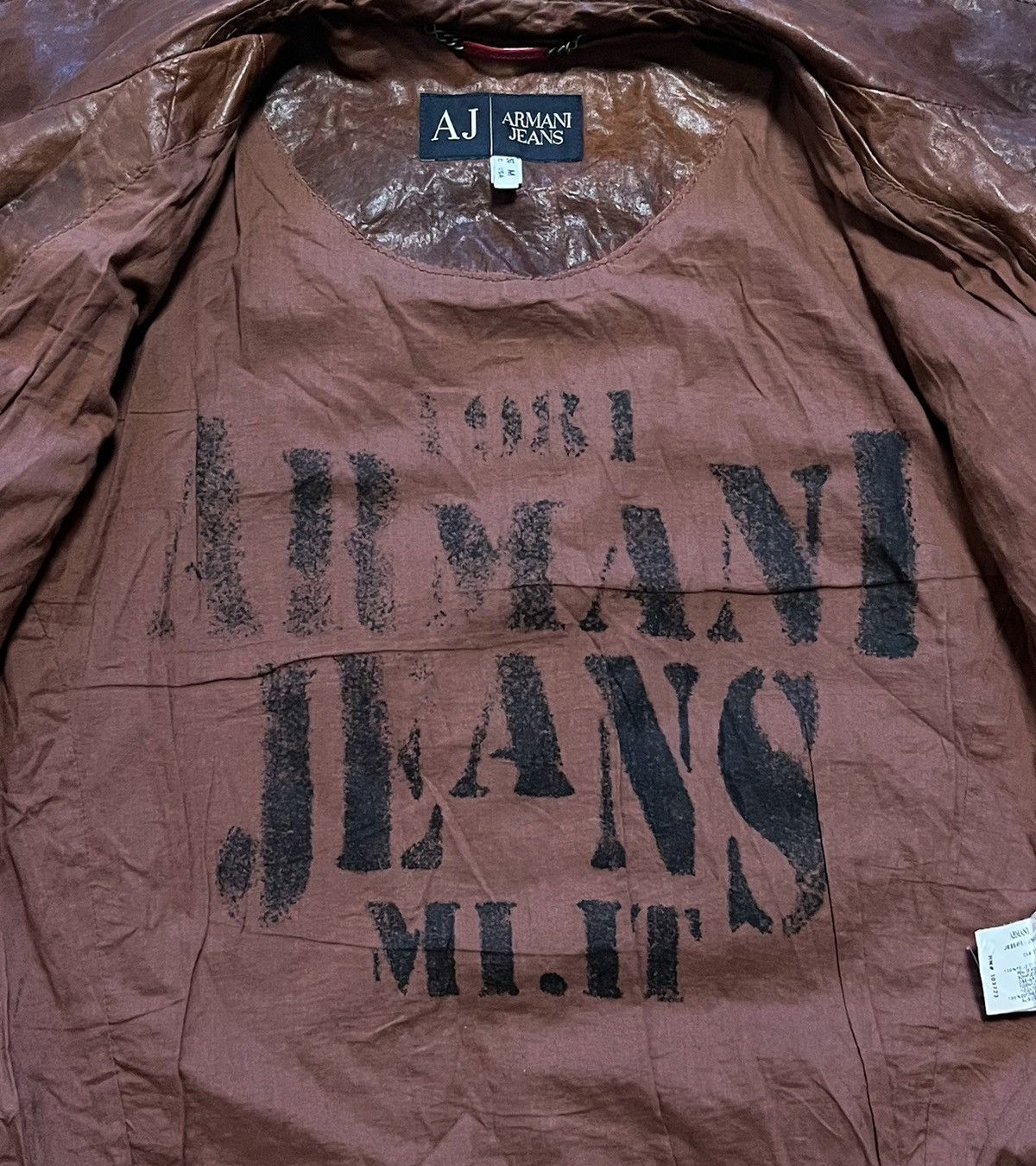 Armani Armani Leather Jacket Size US M / EU 48-50 / 2 - 12 Thumbnail