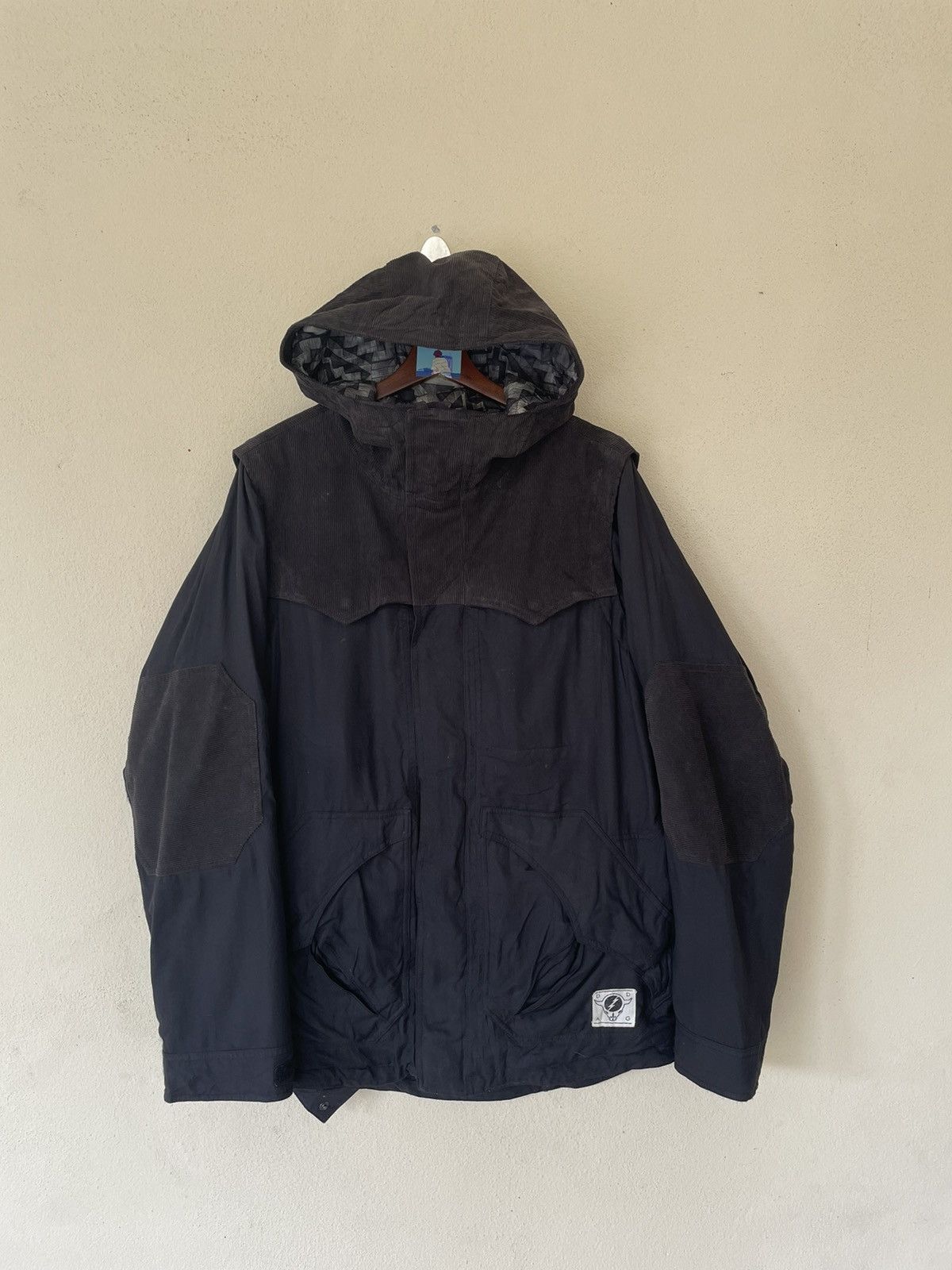 image of Hybrid Ag Adriano Goldschmied Alder Jacket in Black, Men's (Size Medium)