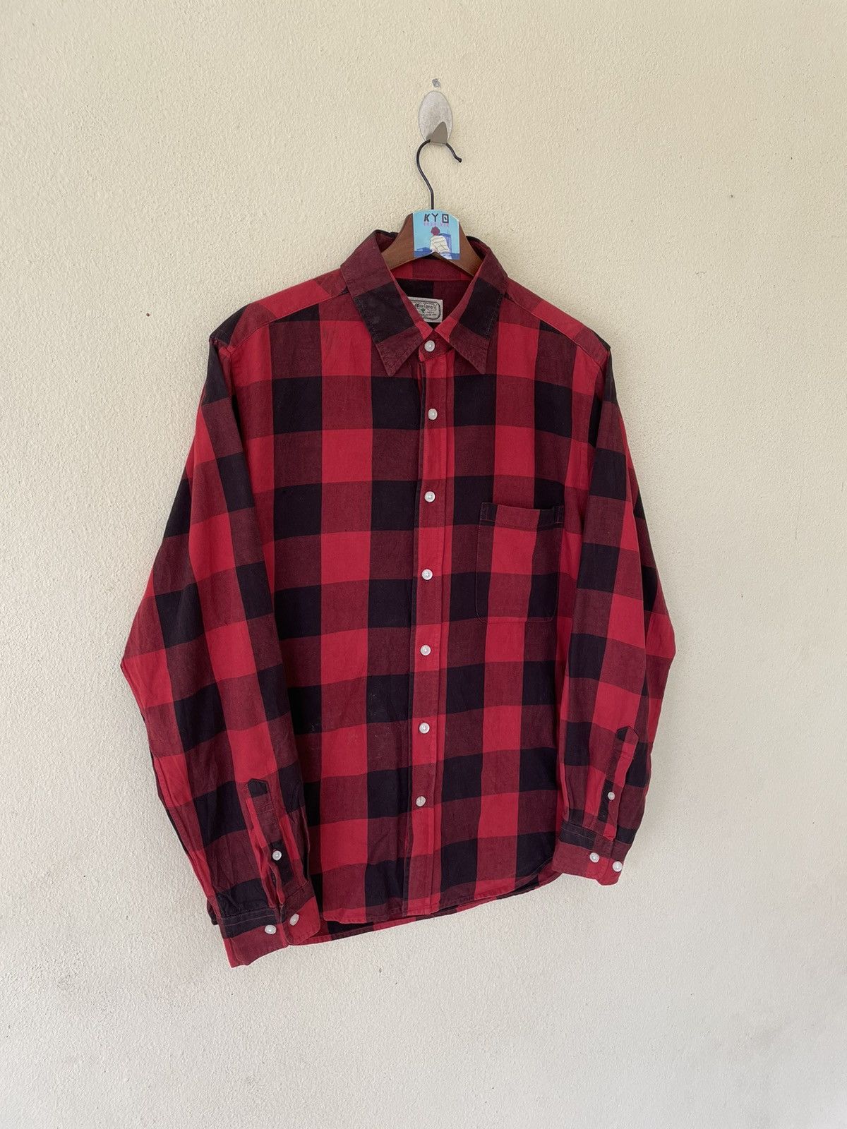 Japanese Brand × Vintage VINTAGE MARLOND PLAID TARTAN FLANNEL Size US M / EU 48-50 / 2 - 2 Thumbnail