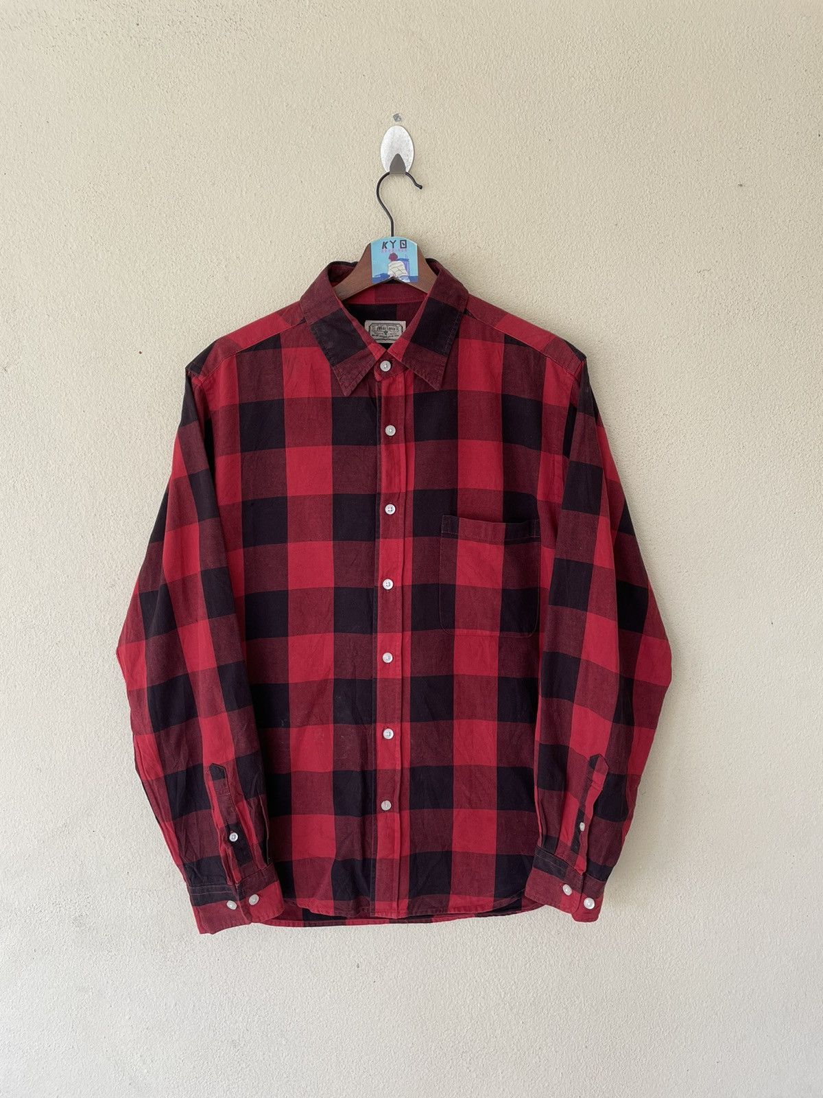 VINTAGE MARLOND PLAID TARTAN FLANNEL