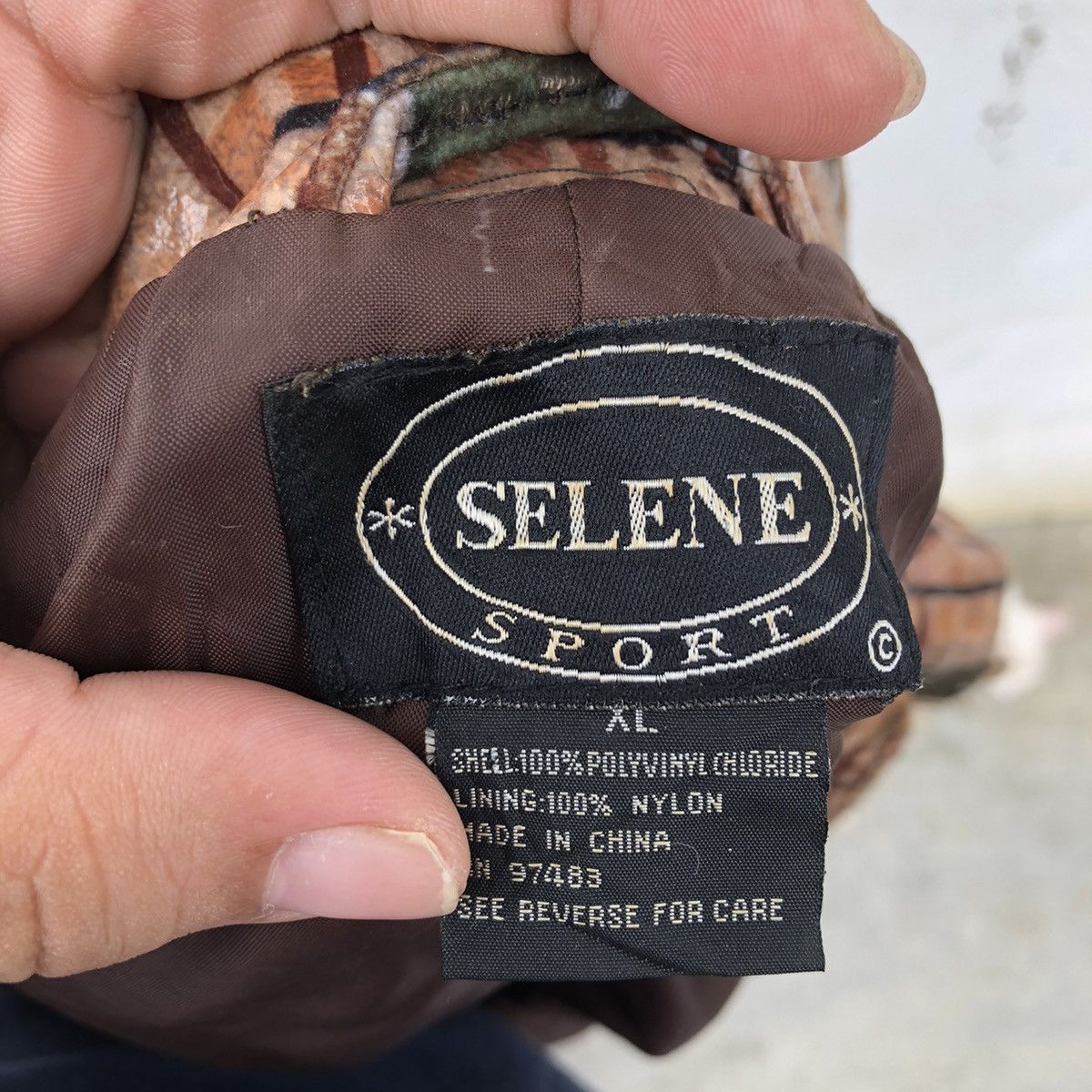 Japanese Brand SELENE SPORT POLYVINYL CHLORIDE TARTAN DESIGN JACKET Size US XL / EU 56 / 4 - 7 Thumbnail