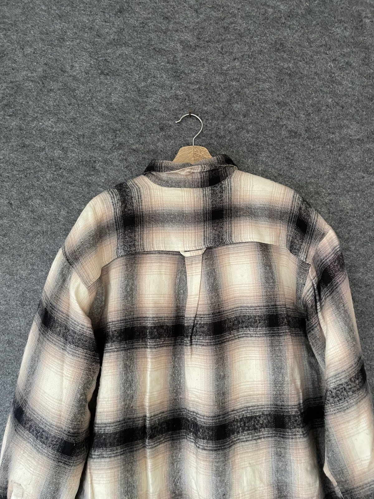 Flannel × Japanese Brand × Vintage VINTAGE BAY LEAF SHEARLING FLANNEL JACKET 4L Size US XXL / EU 58 / 5 - 4 Thumbnail
