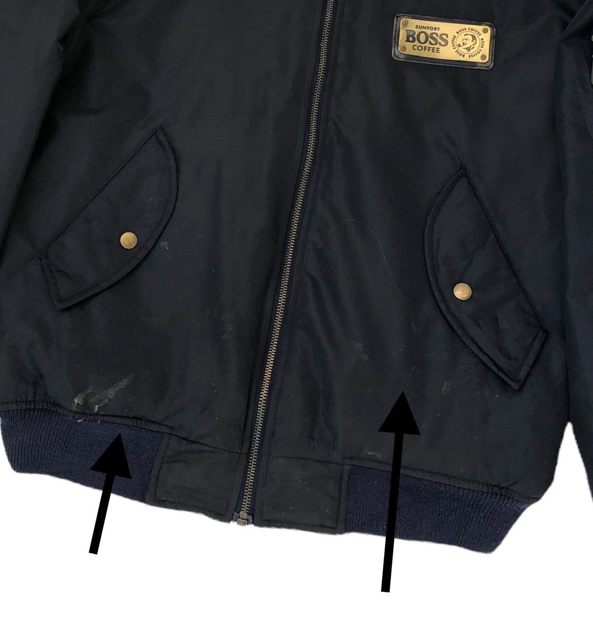 Vintage Vintage Suntory Boss Coffee Reversible Bomber Jacket Size US L / EU 52-54 / 3 - 14 Thumbnail