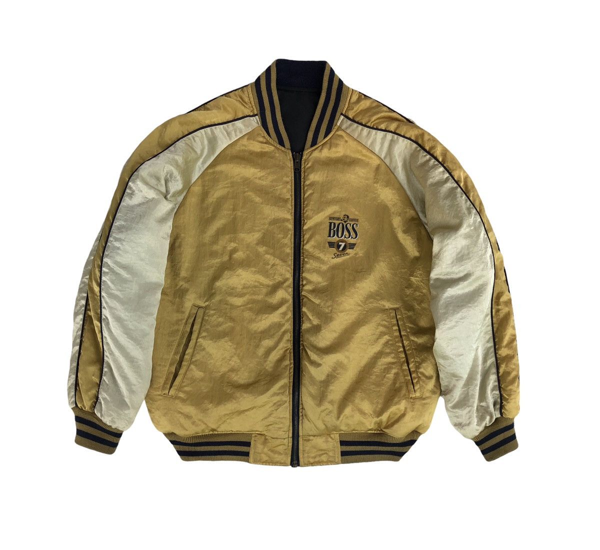 Vintage Vintage Suntory Boss Coffee Reversible Bomber Jacket Size US L / EU 52-54 / 3 - 7 Thumbnail