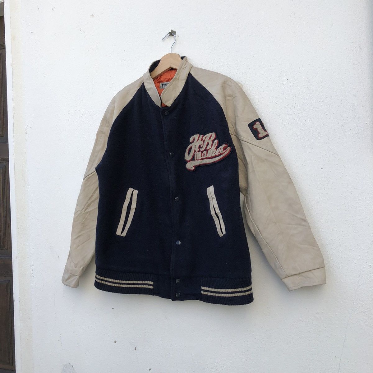 Blue Blue Japan HR MARKET BY BLUE BLUE JAPAN VARSITY JACKET LEATHER SLEEVE Size US M / EU 48-50 / 2 - 2 Thumbnail