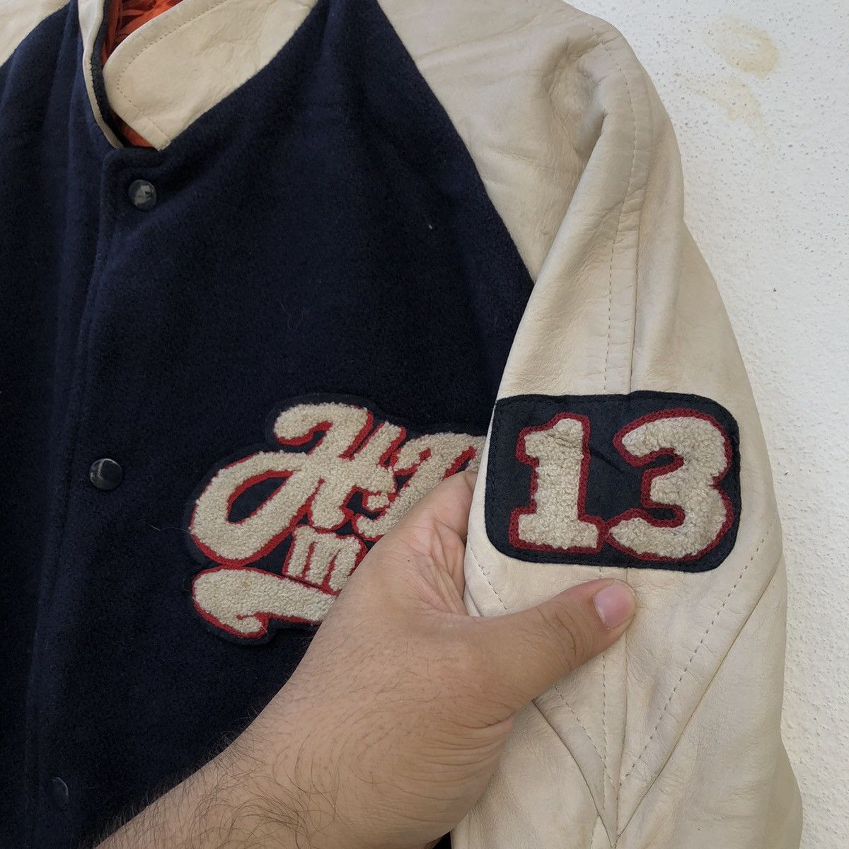 Blue Blue Japan HR MARKET BY BLUE BLUE JAPAN VARSITY JACKET LEATHER SLEEVE Size US M / EU 48-50 / 2 - 4 Thumbnail