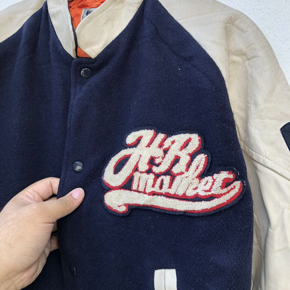 Blue Blue Japan HR MARKET BY BLUE BLUE JAPAN VARSITY JACKET LEATHER SLEEVE Size US M / EU 48-50 / 2 - 3 Thumbnail