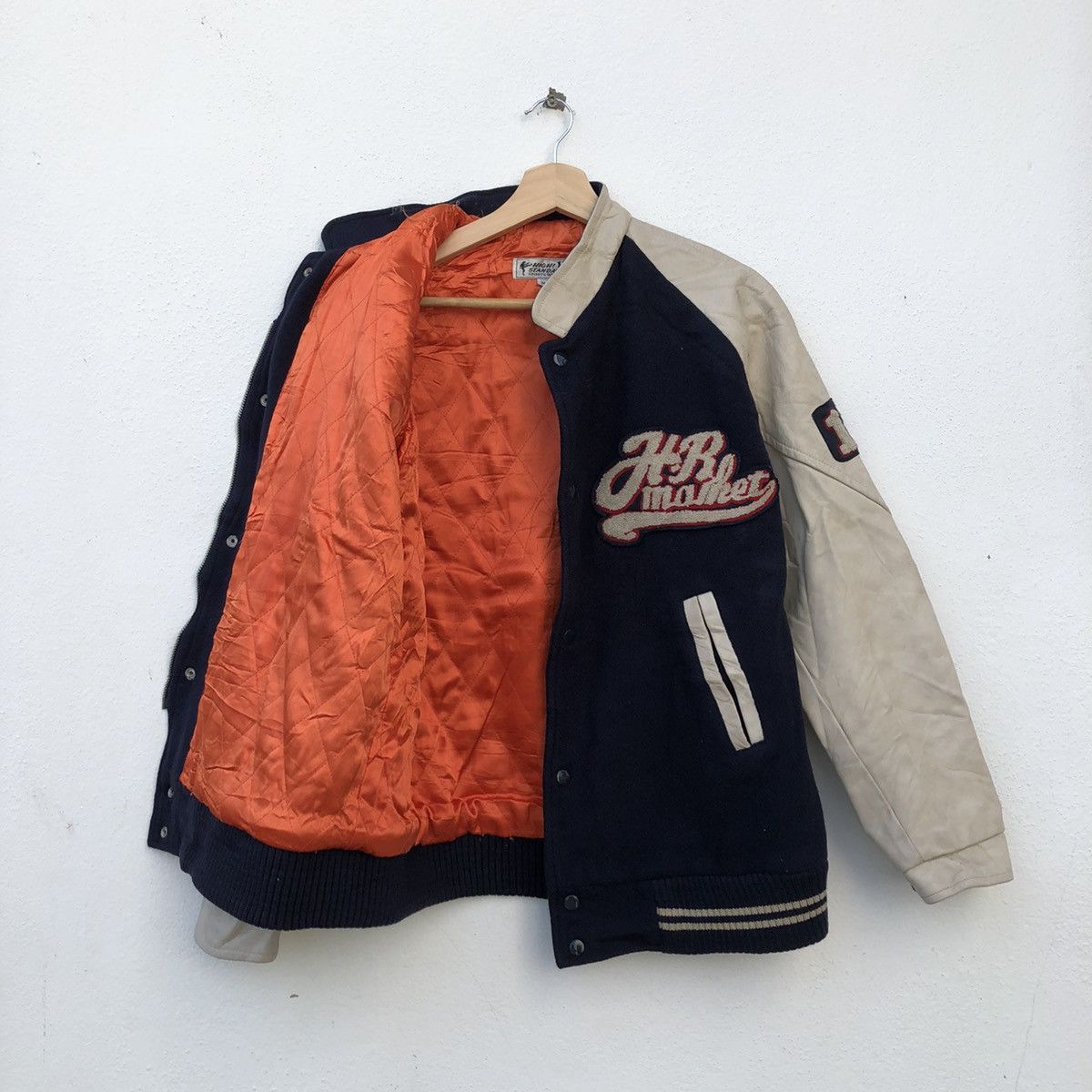 Blue Blue Japan HR MARKET BY BLUE BLUE JAPAN VARSITY JACKET LEATHER SLEEVE Size US M / EU 48-50 / 2 - 8 Thumbnail