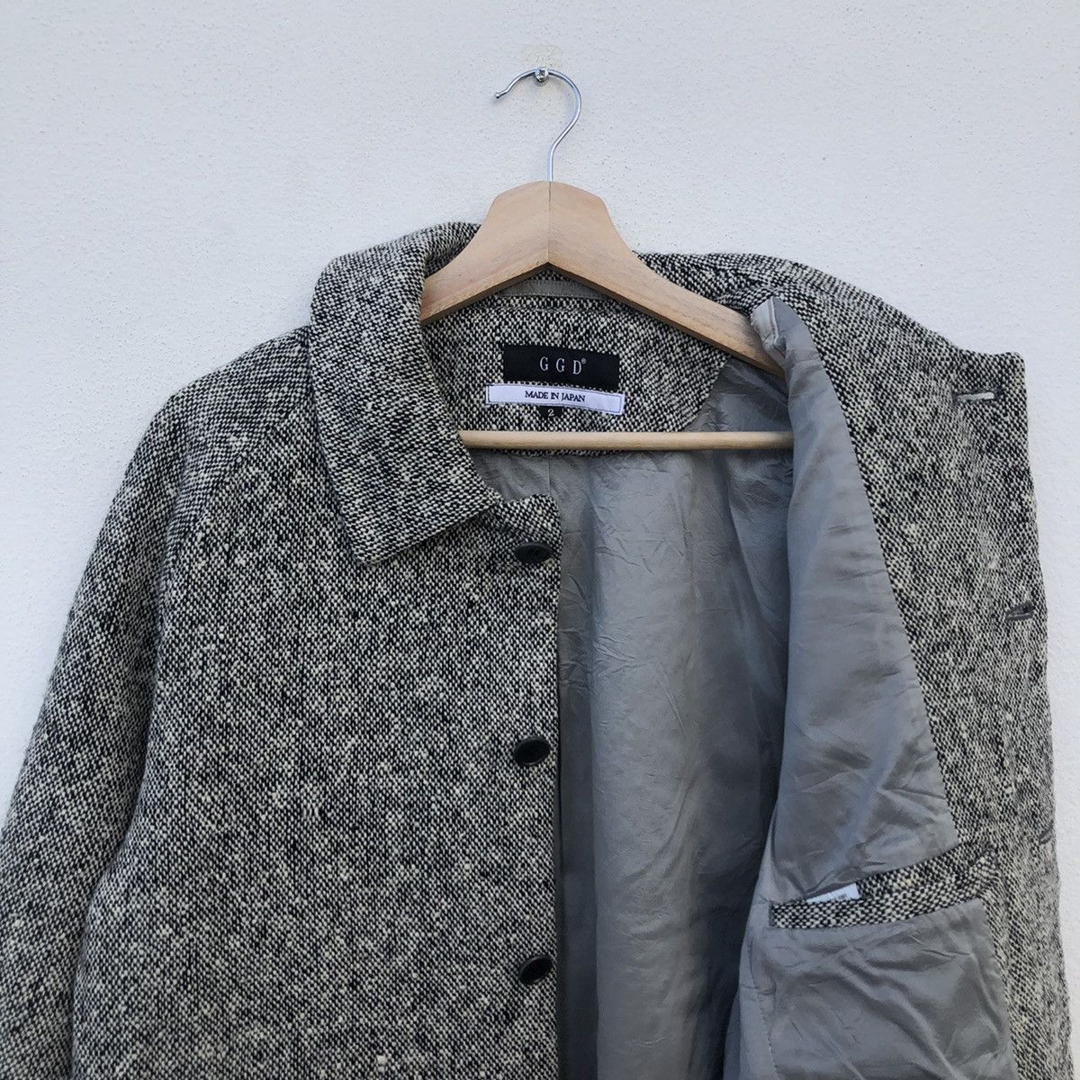 Japanese Brand RARE 90’s GRAND GLOBAL DESIGN GGD MADE IN JAPAN WOOL JACKET Size US M / EU 48-50 / 2 - 10 Thumbnail