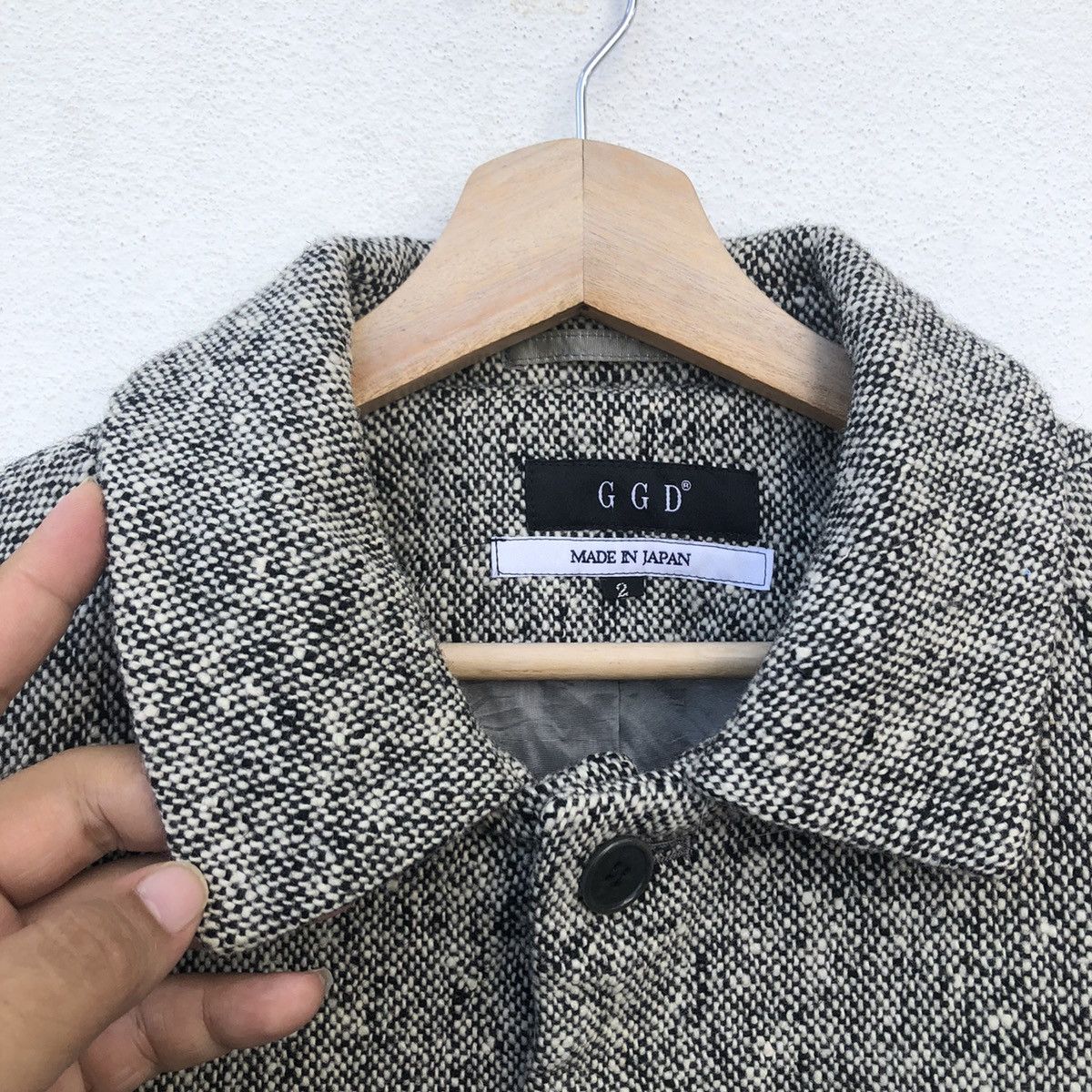 Japanese Brand RARE 90’s GRAND GLOBAL DESIGN GGD MADE IN JAPAN WOOL JACKET Size US M / EU 48-50 / 2 - 4 Thumbnail
