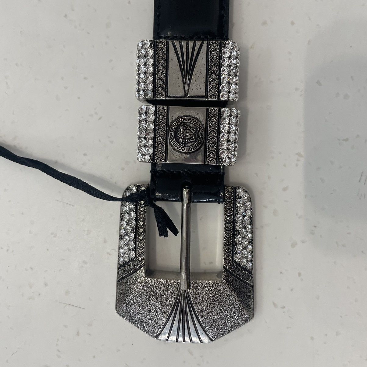 Versace Versace Vitello Belt Size 95 Size 32 - 4 Thumbnail