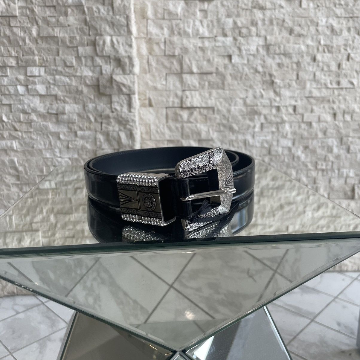 Versace Versace Vitello Belt Size 95 Size 32 - 1 Thumbnail