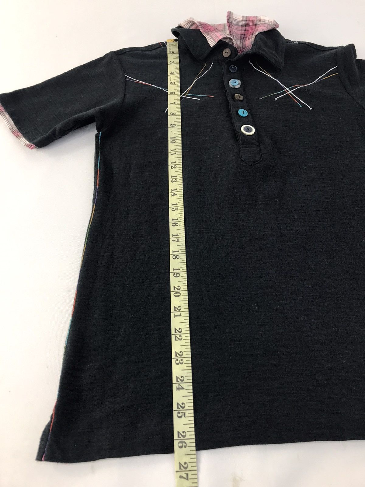 Japanese Brand Power To The People Double Neck&Sleeve Polo S.Shirt Size US S / EU 44-46 / 1 - 11 Thumbnail