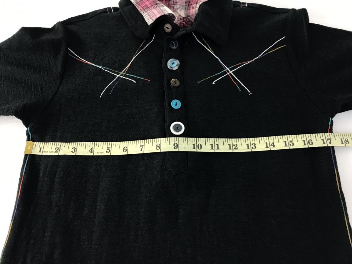 Japanese Brand Power To The People Double Neck&Sleeve Polo S.Shirt Size US S / EU 44-46 / 1 - 10 Thumbnail