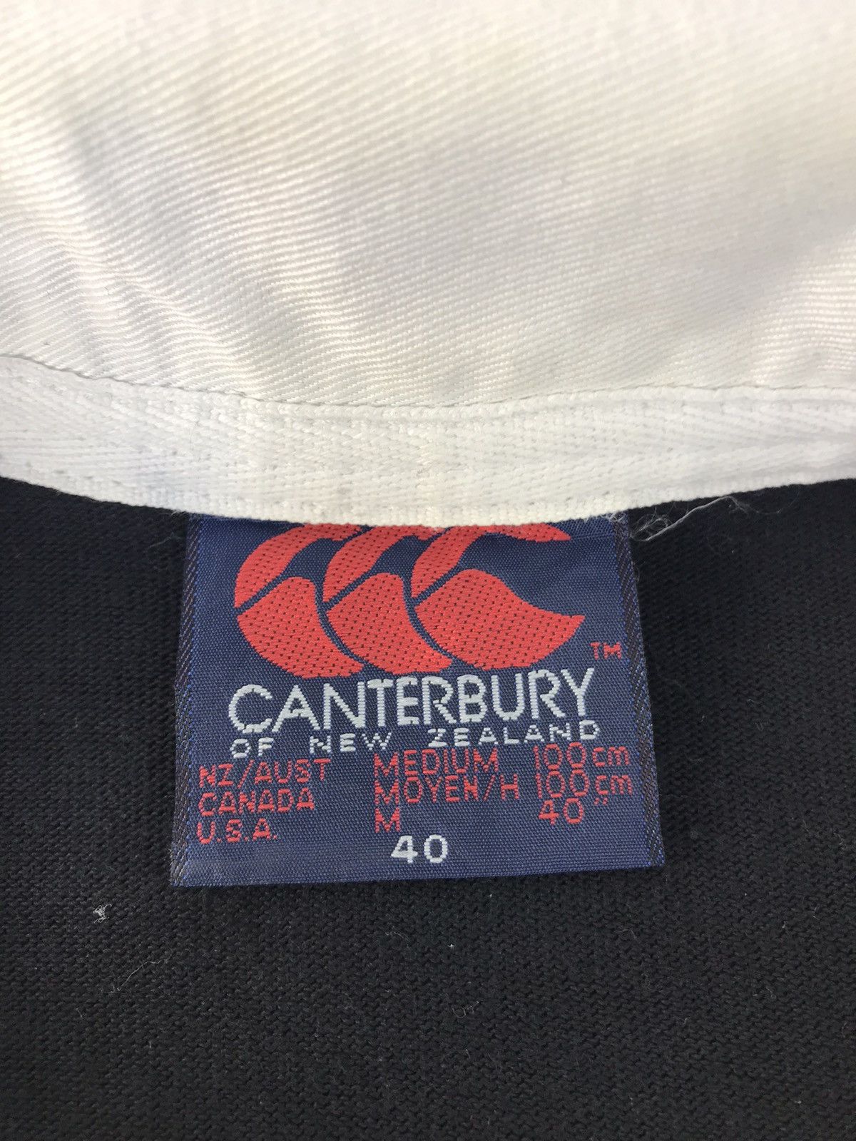Canterbury of New Zealand × Vintage Vintage 90s Rugby Jersey Canterbury Of New Zealand Size US M / EU 48-50 / 2 - 5 Thumbnail
