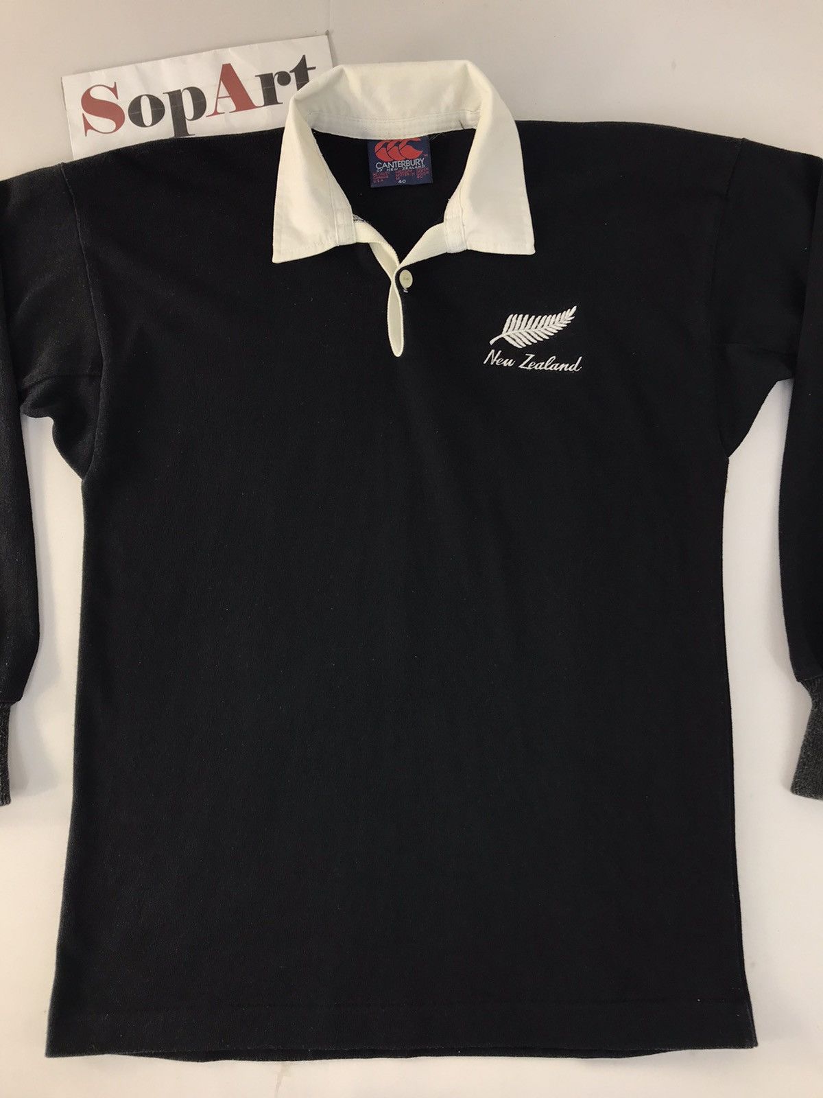 Canterbury of New Zealand × Vintage Vintage 90s Rugby Jersey Canterbury Of New Zealand Size US M / EU 48-50 / 2 - 3 Thumbnail