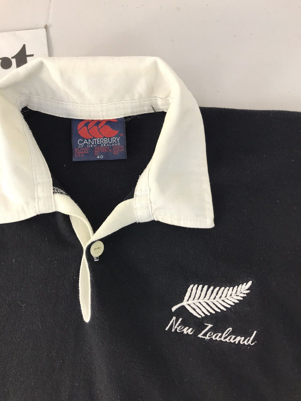Canterbury of New Zealand × Vintage Vintage 90s Rugby Jersey Canterbury Of New Zealand Size US M / EU 48-50 / 2 - 4 Thumbnail