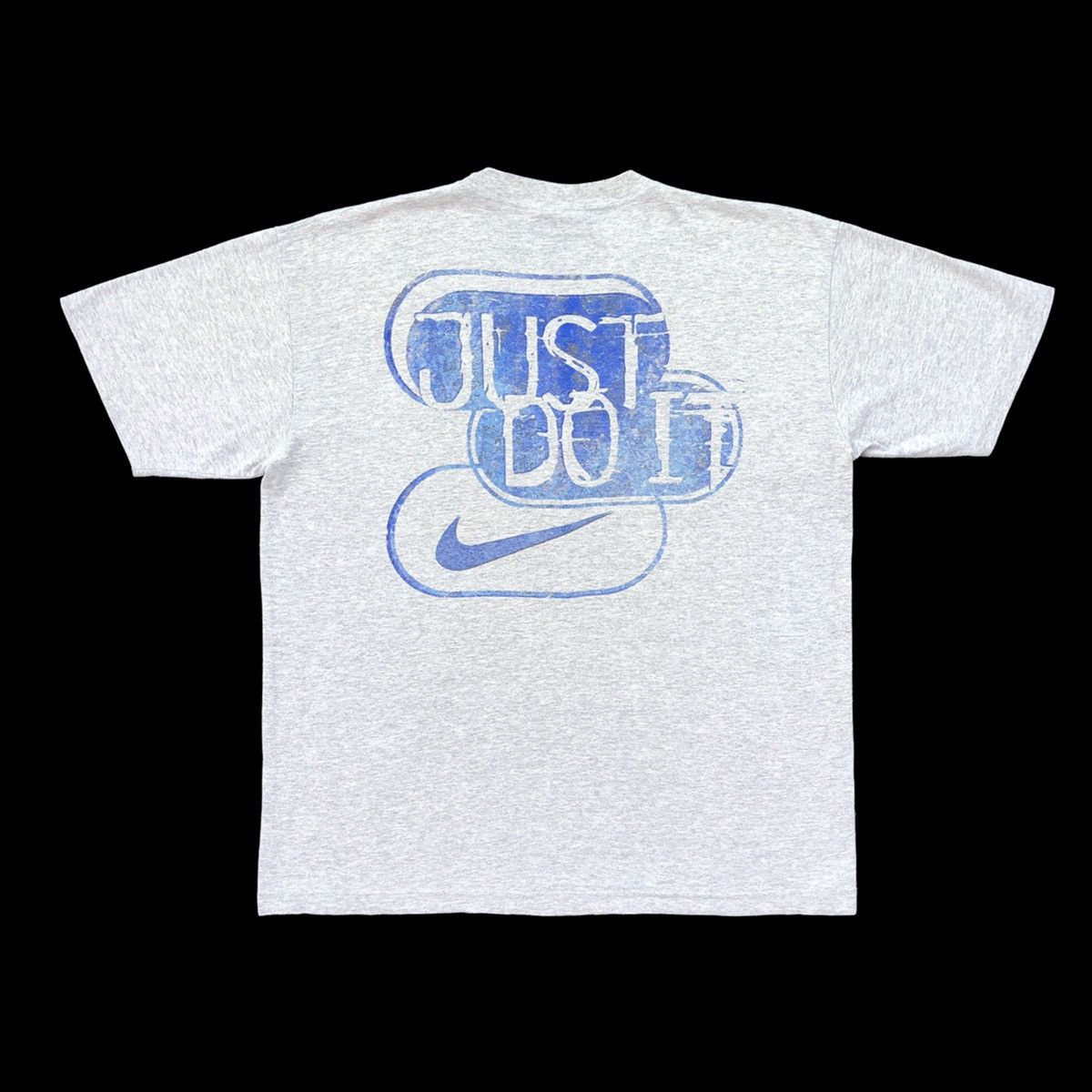 Nike 🔥Vintage 90s Nike Big Swoosh JUST DO IT Tee Size US L / EU 52-54 / 3 - 7 Thumbnail