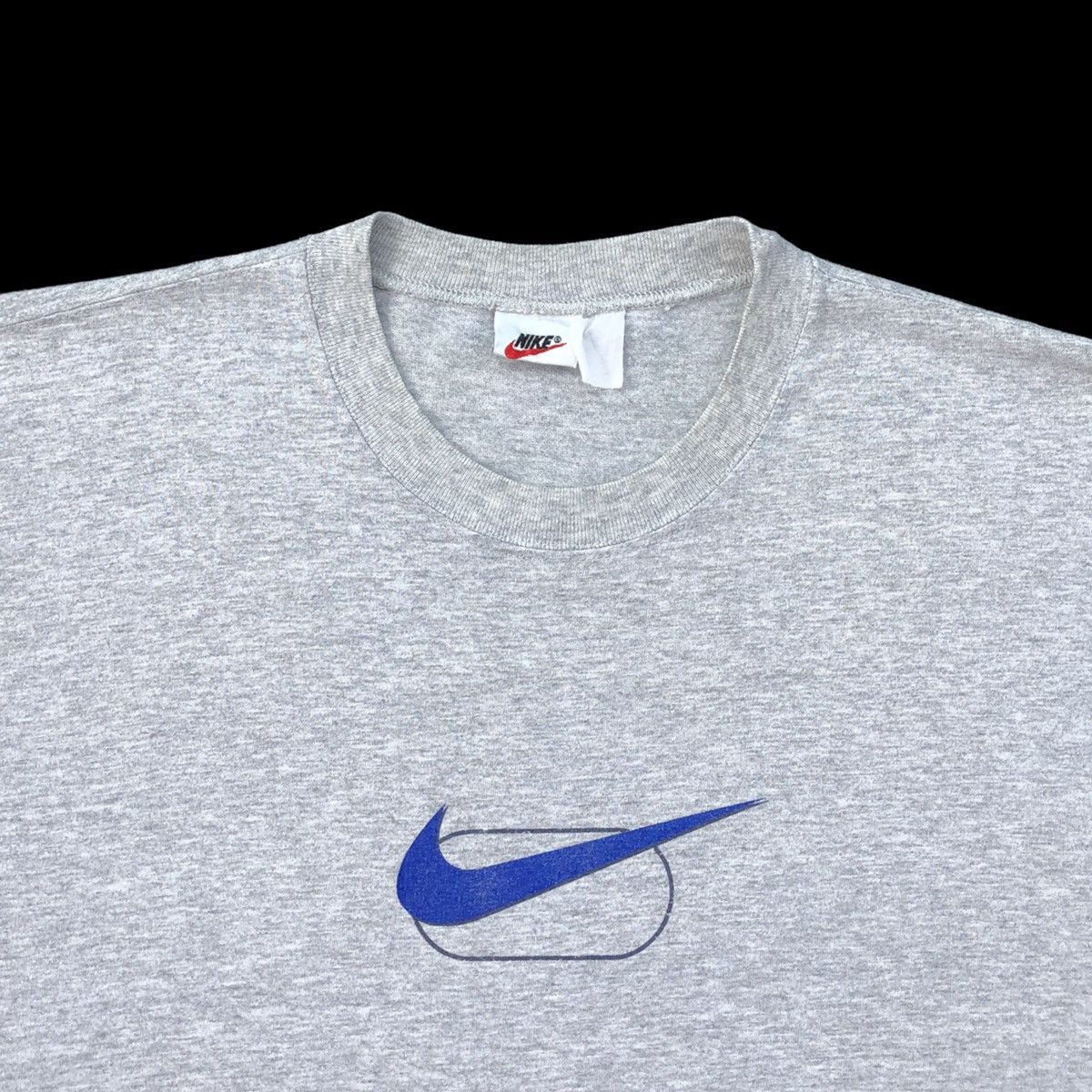 Nike 🔥Vintage 90s Nike Big Swoosh JUST DO IT Tee Size US L / EU 52-54 / 3 - 6 Thumbnail