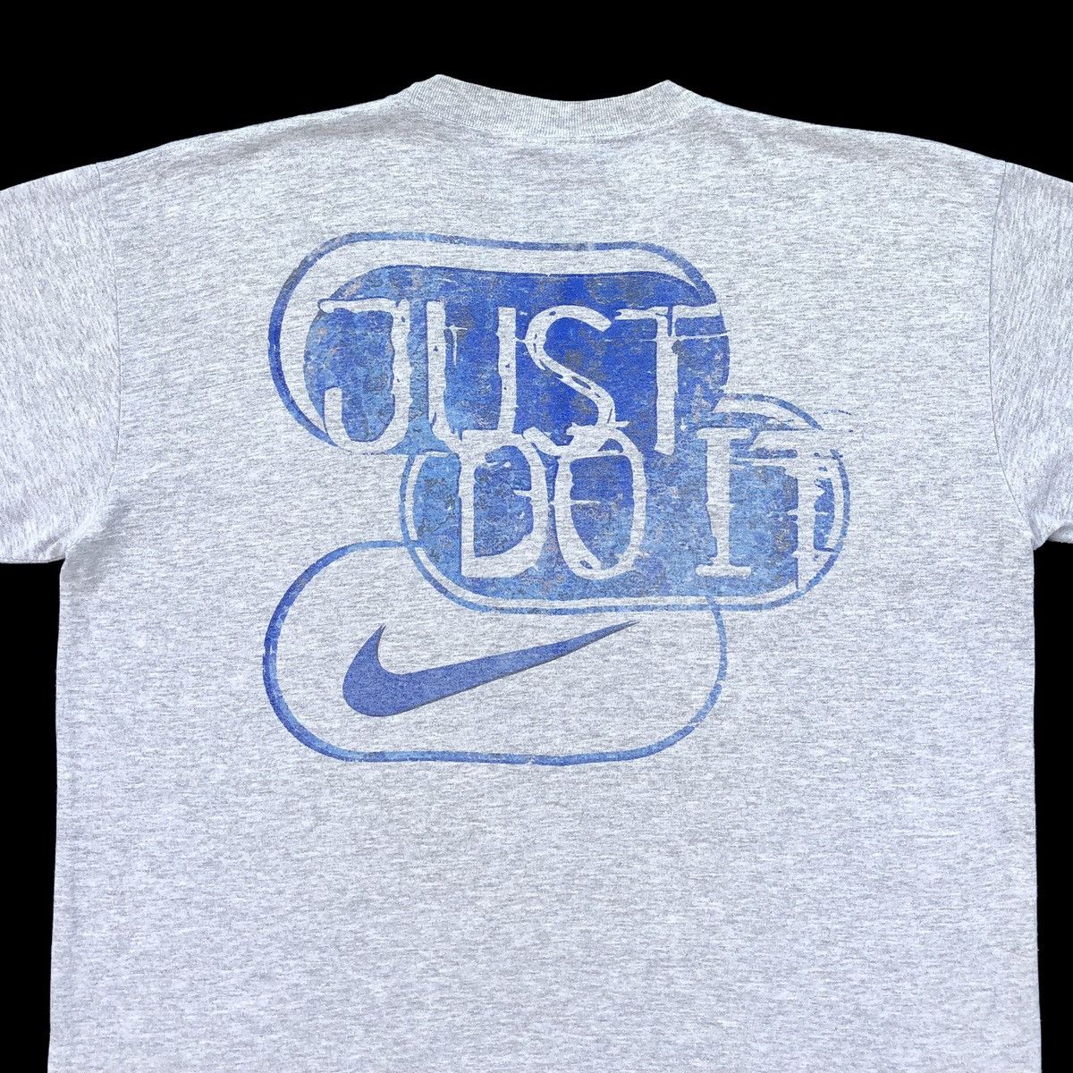 Nike 🔥Vintage 90s Nike Big Swoosh JUST DO IT Tee Size US L / EU 52-54 / 3 - 8 Thumbnail