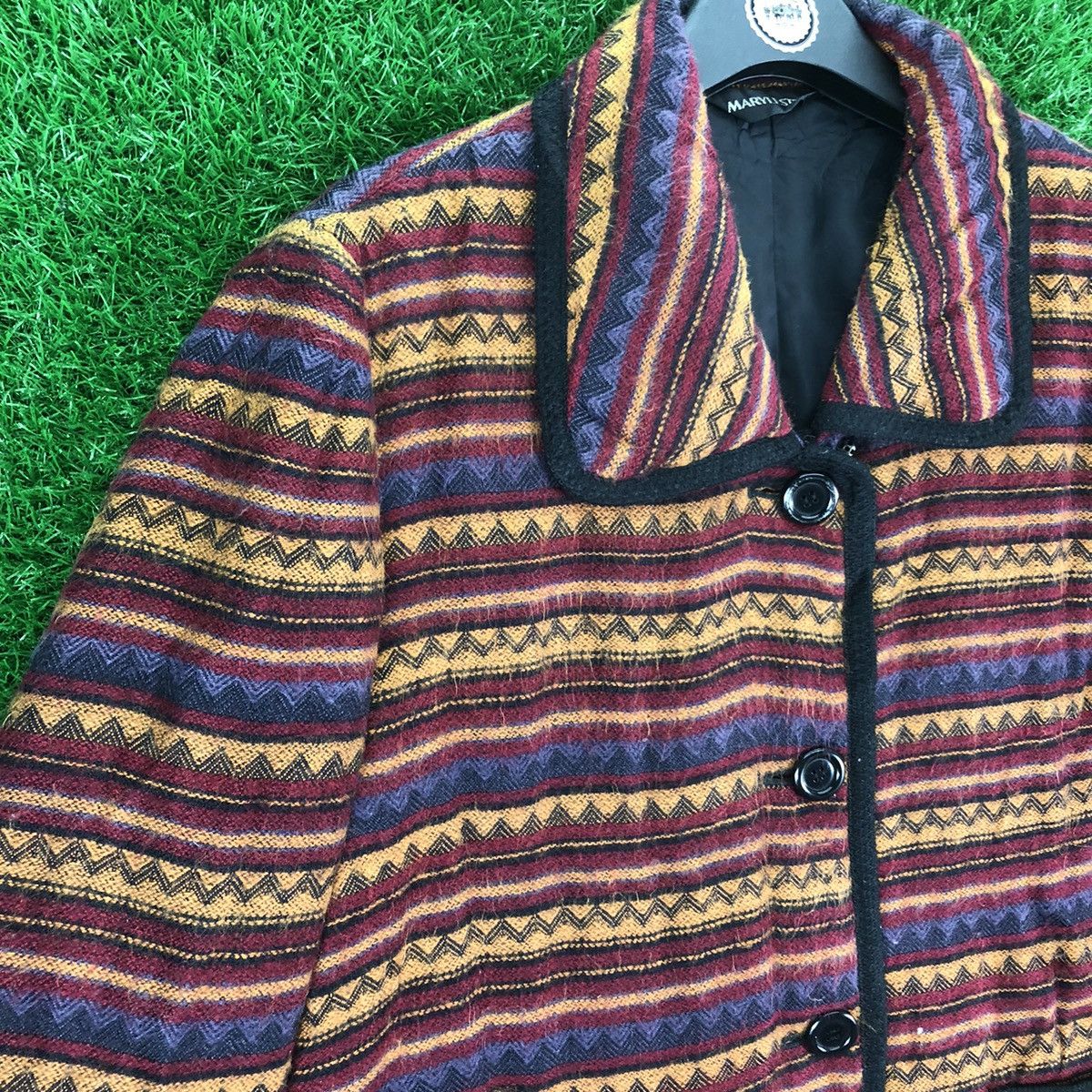 Japanese Brand Vintage 80's Marylester Navajo Native Jacket Size L / US 10 / IT 46 - 2 Thumbnail