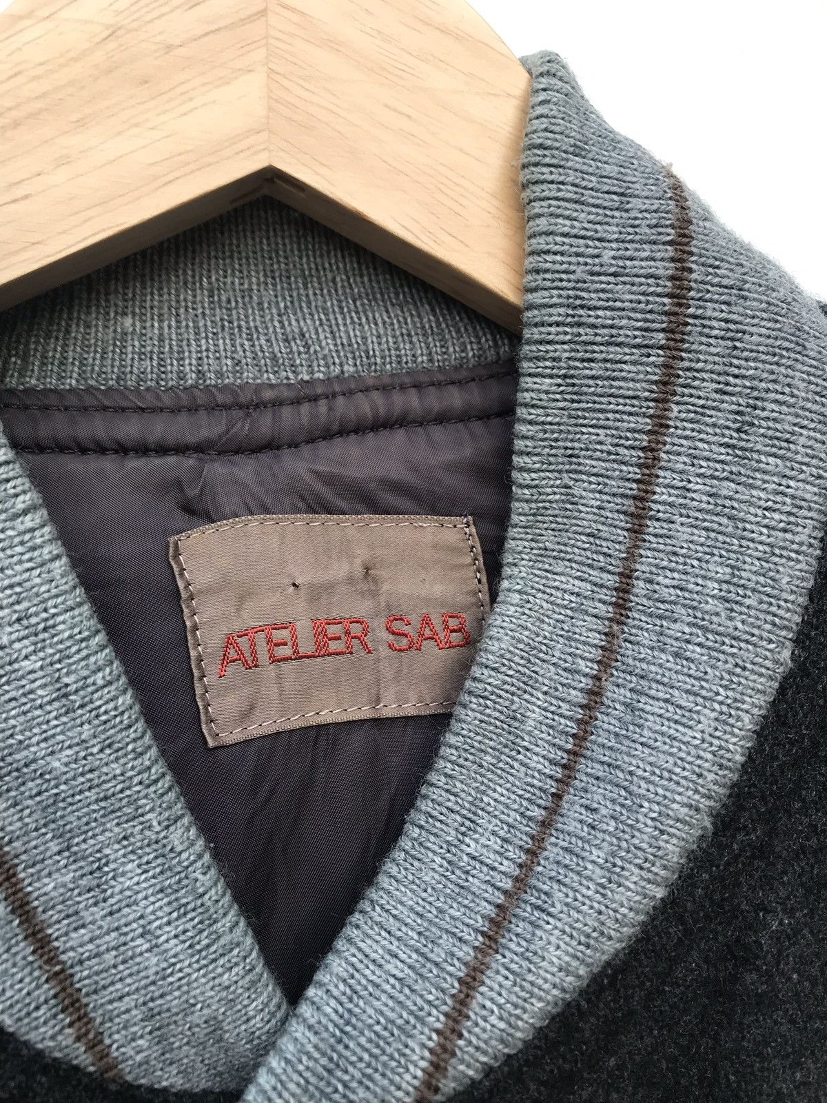 Other Vintage Atelier Sab Streetwear Varsity Jacket Size US L / EU 52-54 / 3 - 2 Thumbnail