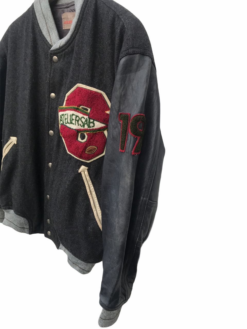 Other Vintage Atelier Sab Streetwear Varsity Jacket Size US L / EU 52-54 / 3 - 3 Thumbnail