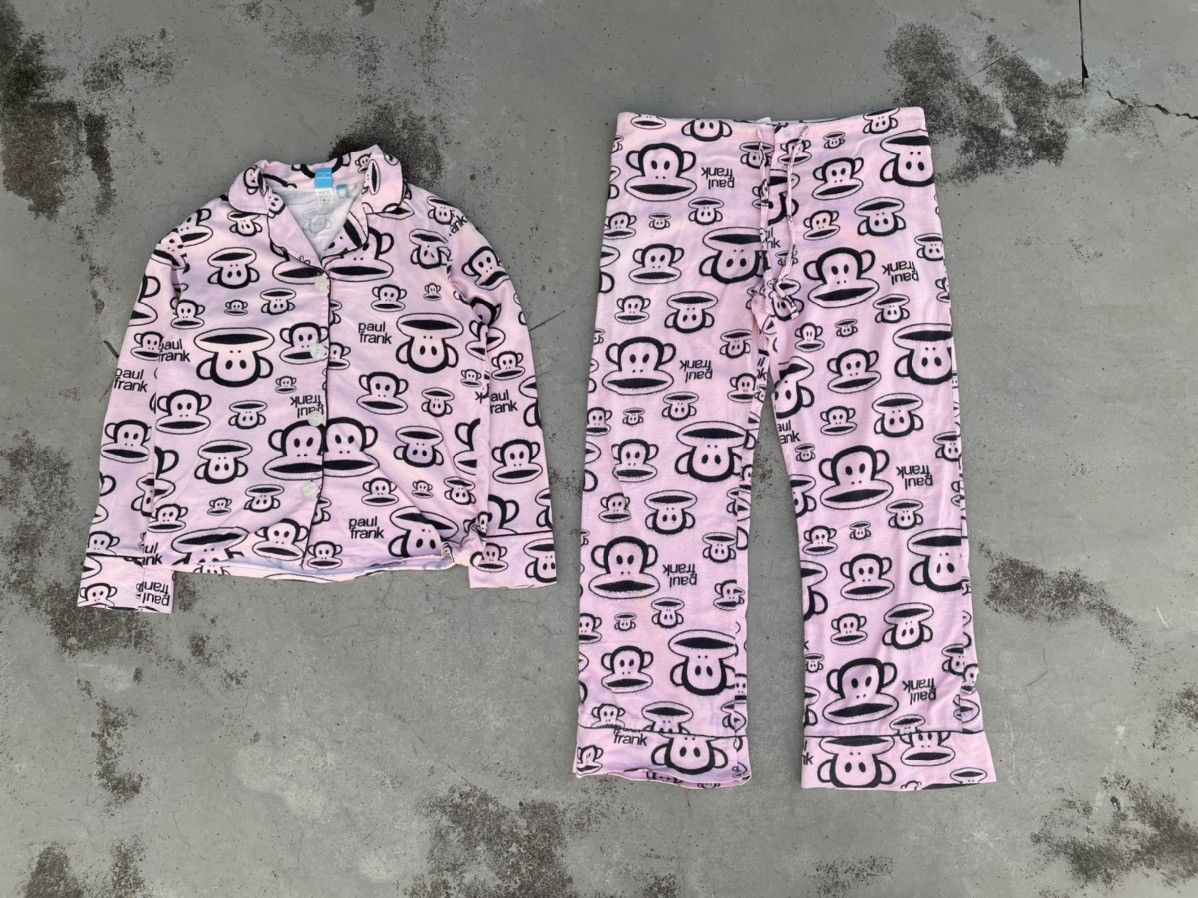 Image of Paul Frank Overprinted Shirts in Pink, Men's (Size Small)