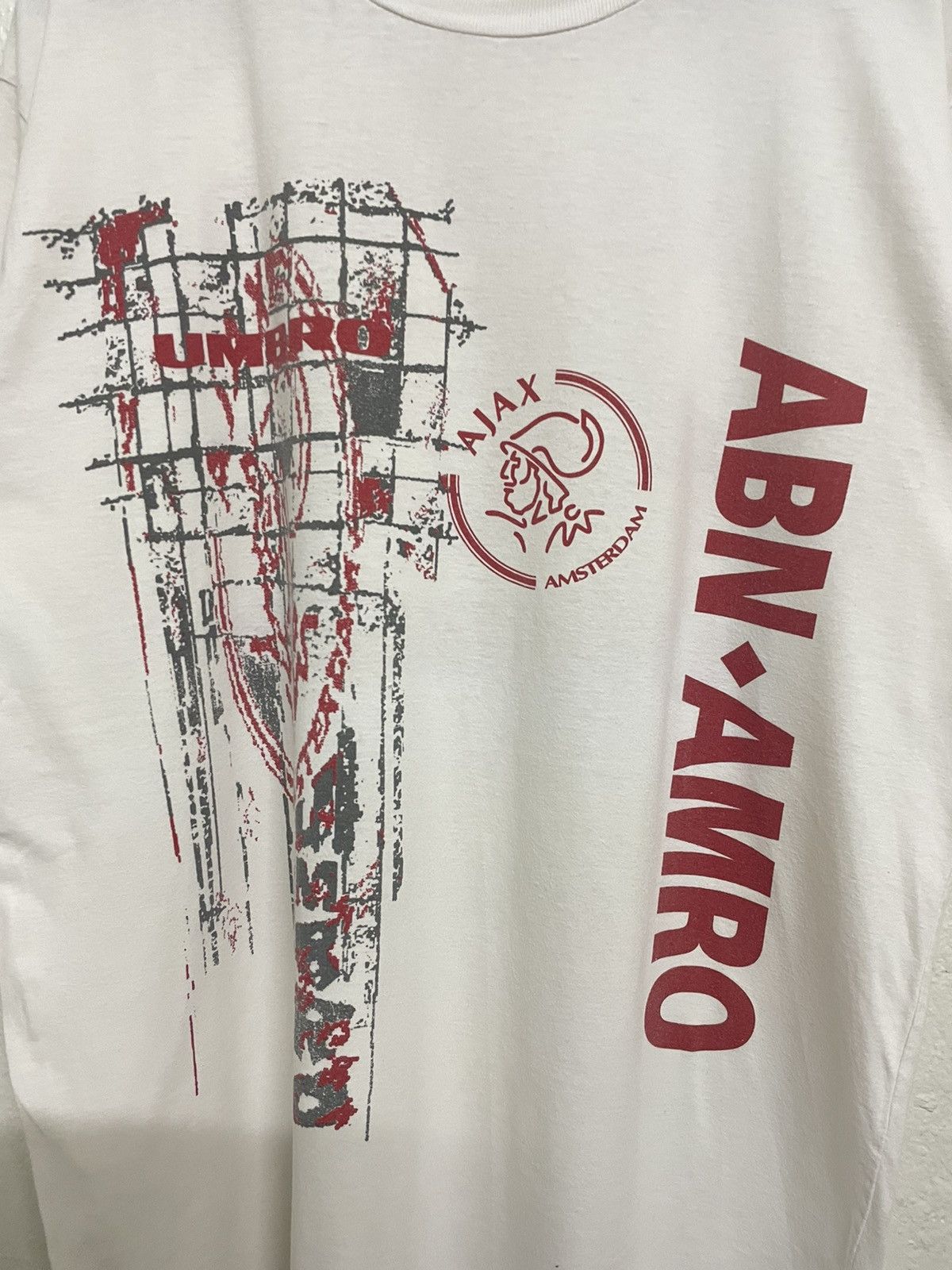 Umbro Vintage Umbro Ajax Amsterdam Tee Size US L / EU 52-54 / 3 - 2 Thumbnail