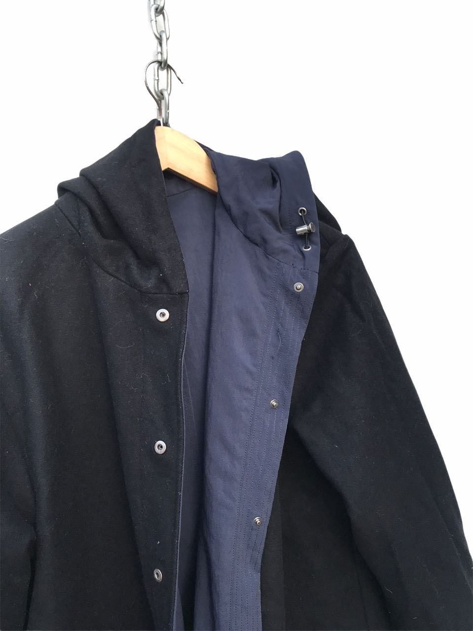 Armani Armani Riversible Luxury Long Coat Hoodie Size US L / EU 52-54 / 3 - 8 Thumbnail