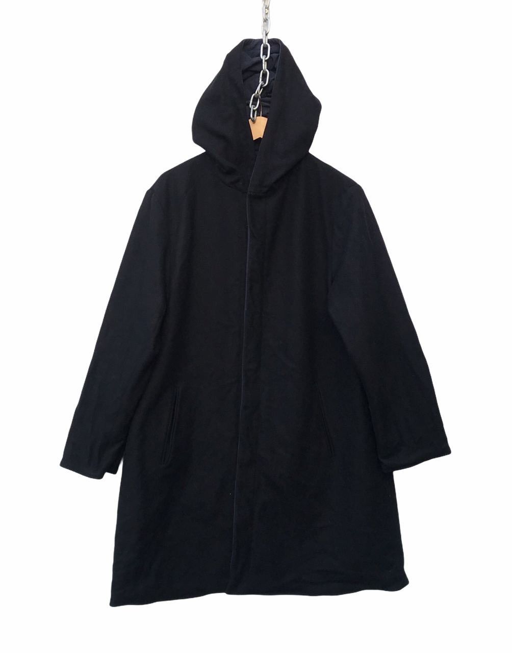 Armani Armani Riversible Luxury Long Coat Hoodie Size US L / EU 52-54 / 3 - 1 Thumbnail