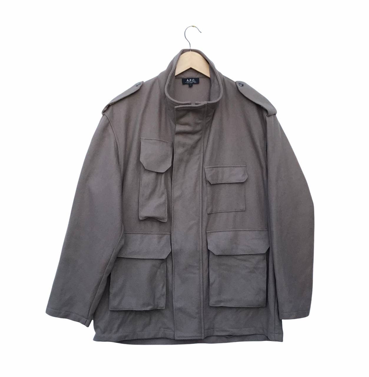 A.P.C. Apc Wool Multipocket Cargo Jacket - FADED Size US L / EU 52-54 / 3 - 1 Thumbnail