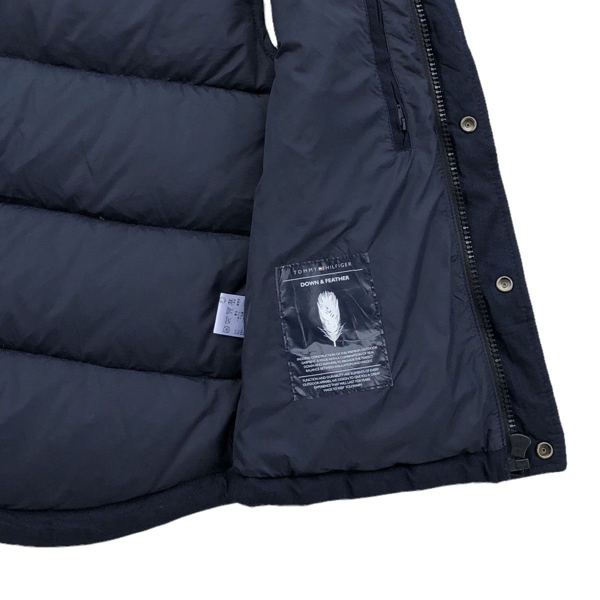 Tommy Hilfiger Tommy Hilfiger Down Feathers Vest Puffer Hooded Jacket Size US S / EU 44-46 / 1 - 13 Thumbnail