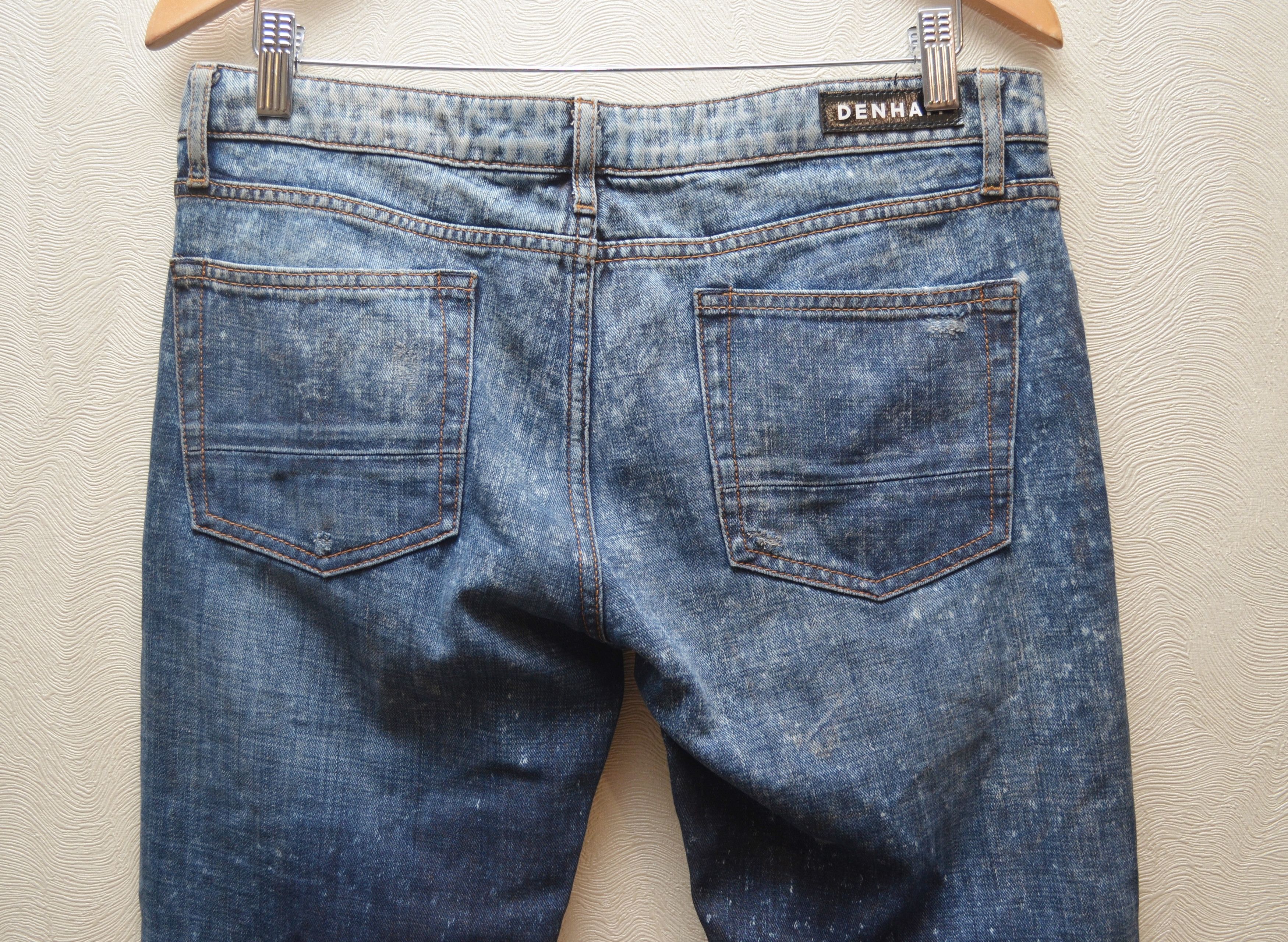 DENHAM × Vintage RARE 🔥 Denham Blue Washed Jeans Size W31 L34 Size US 31 - 8 Thumbnail