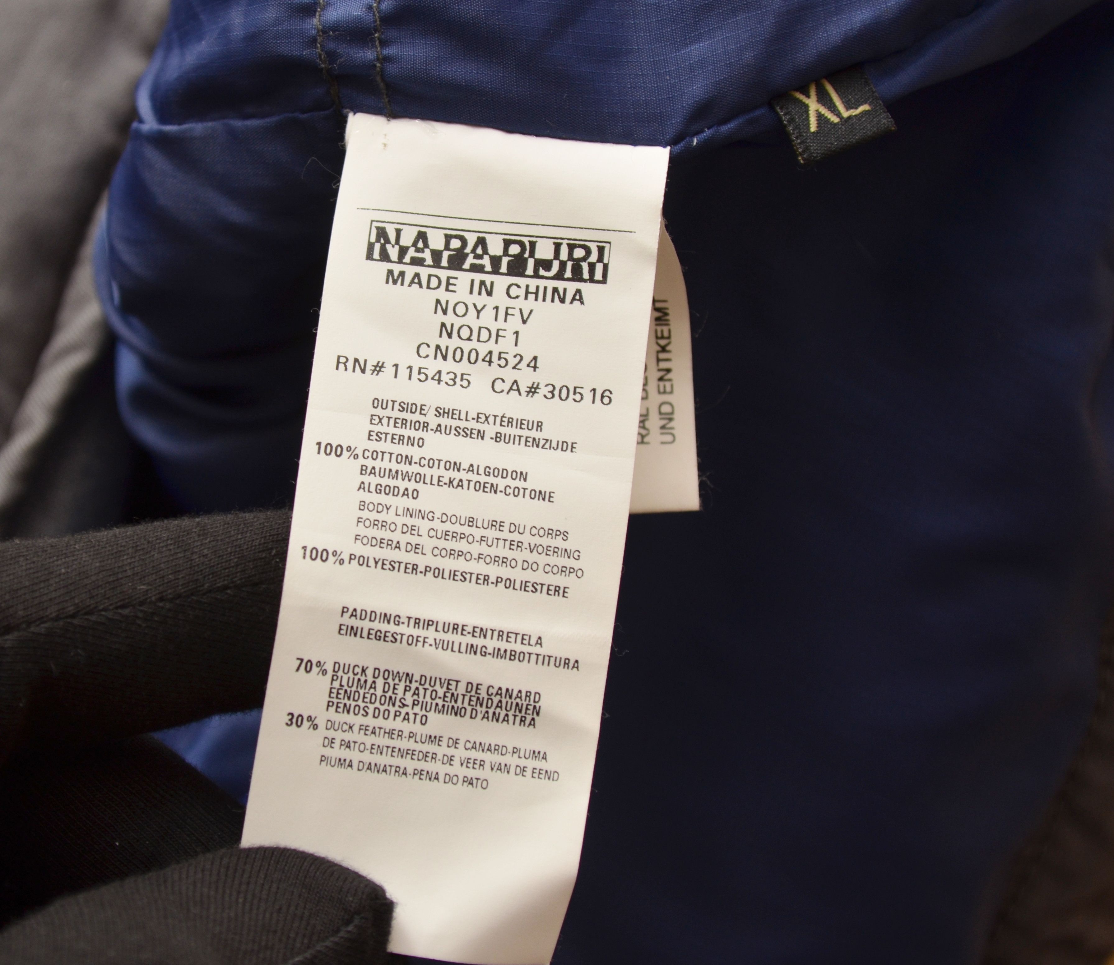 Designer × Napapijri Napapijri Anarctic Air Operation Down Vest Size XL Grey Size US XL / EU 56 / 4 - 7 Thumbnail