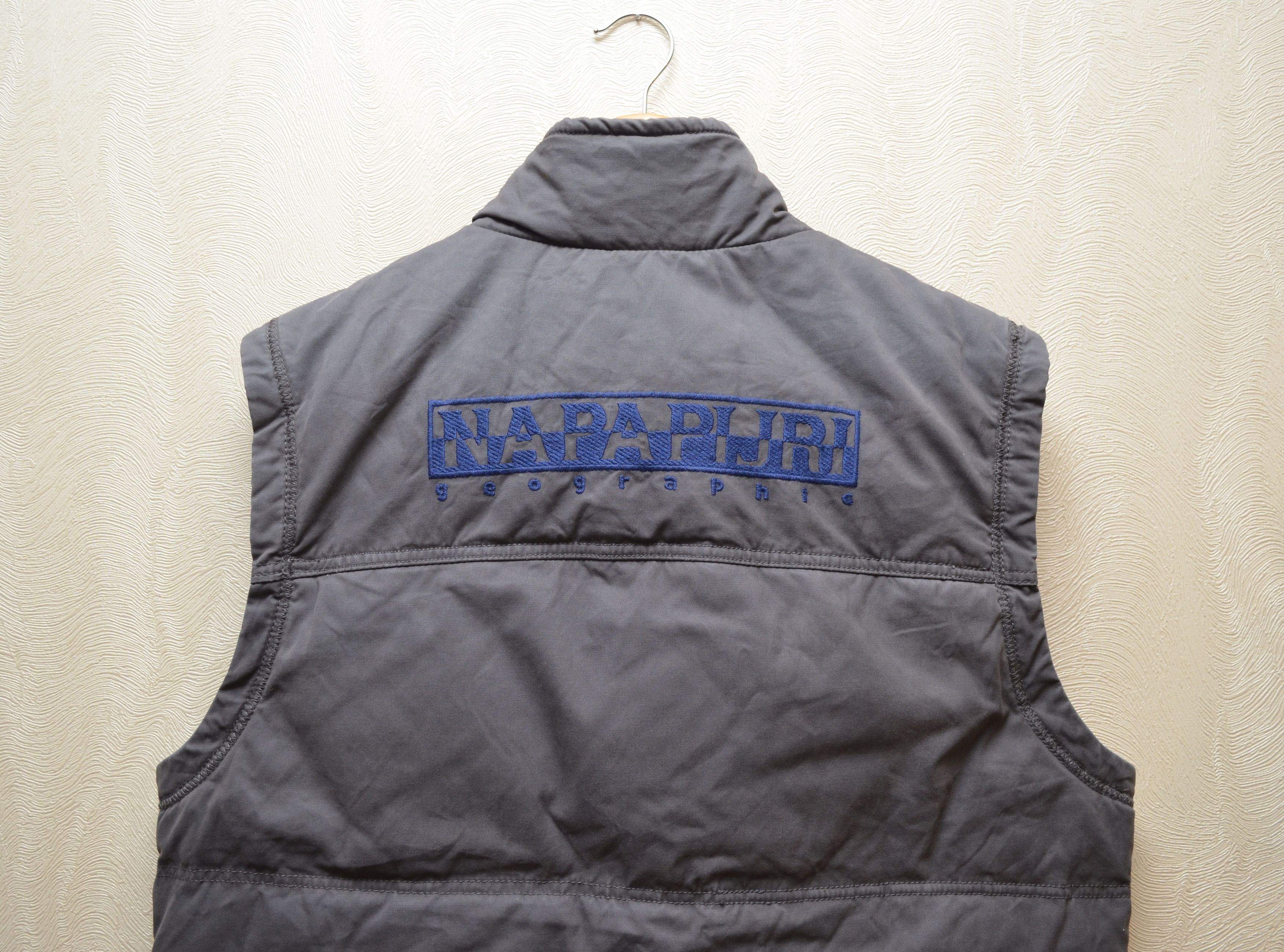 Designer × Napapijri Napapijri Anarctic Air Operation Down Vest Size XL Grey Size US XL / EU 56 / 4 - 4 Thumbnail