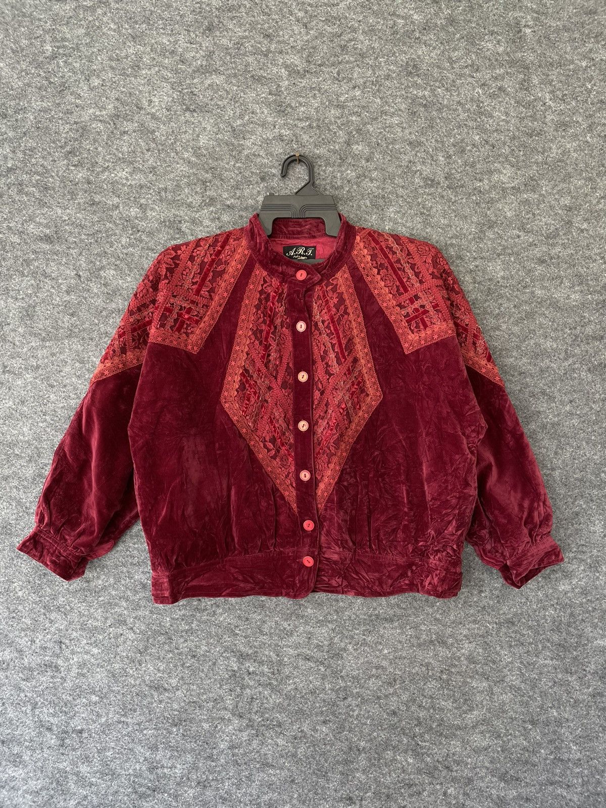 Japanese Brand ARJ PRET A PORTER VELVET JACKET Size US L / EU 52-54 / 3 - 1 Thumbnail